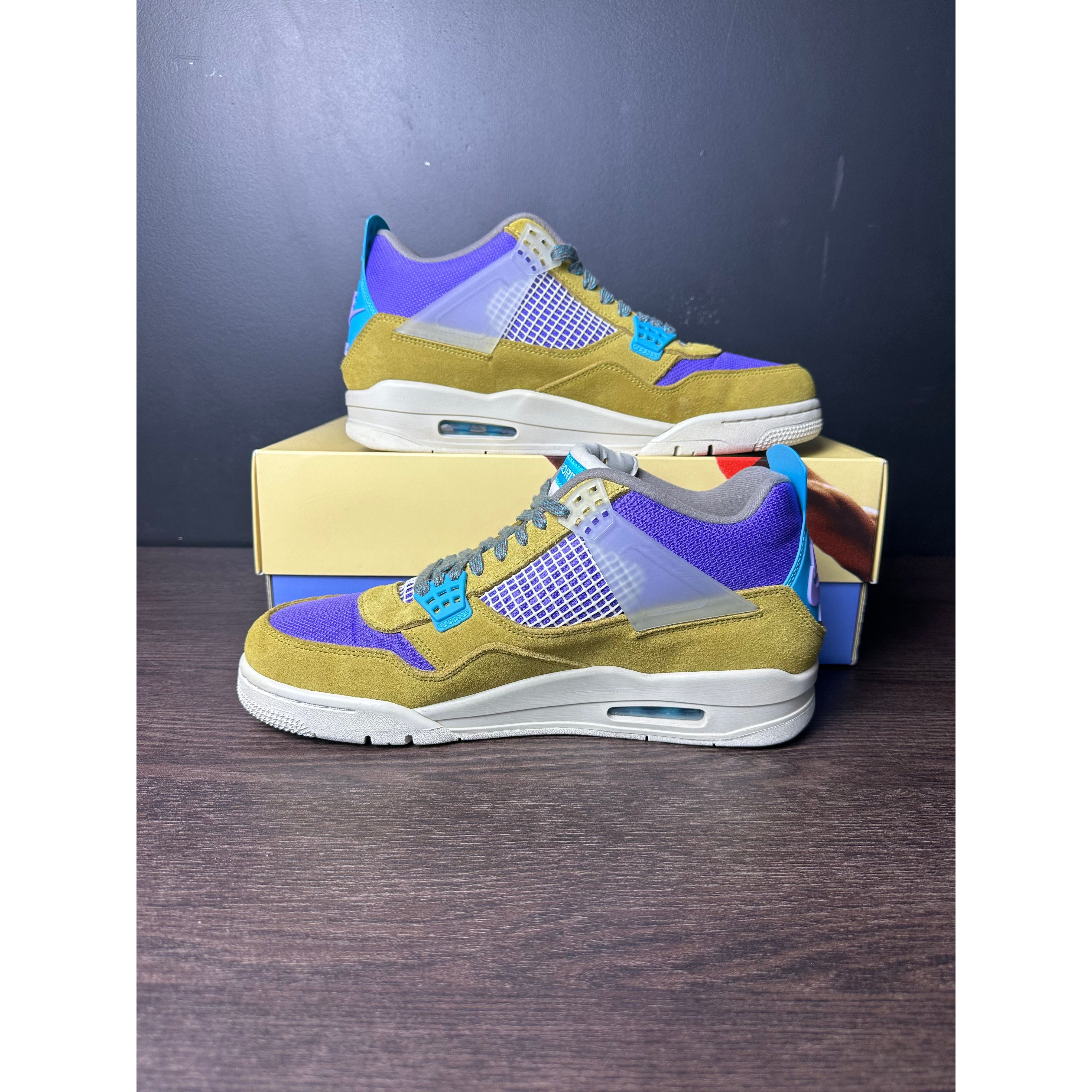 Air Jordan 4 Retro SP 30th Anniversary x Union "Desert Moss" **PRE-OWNED**