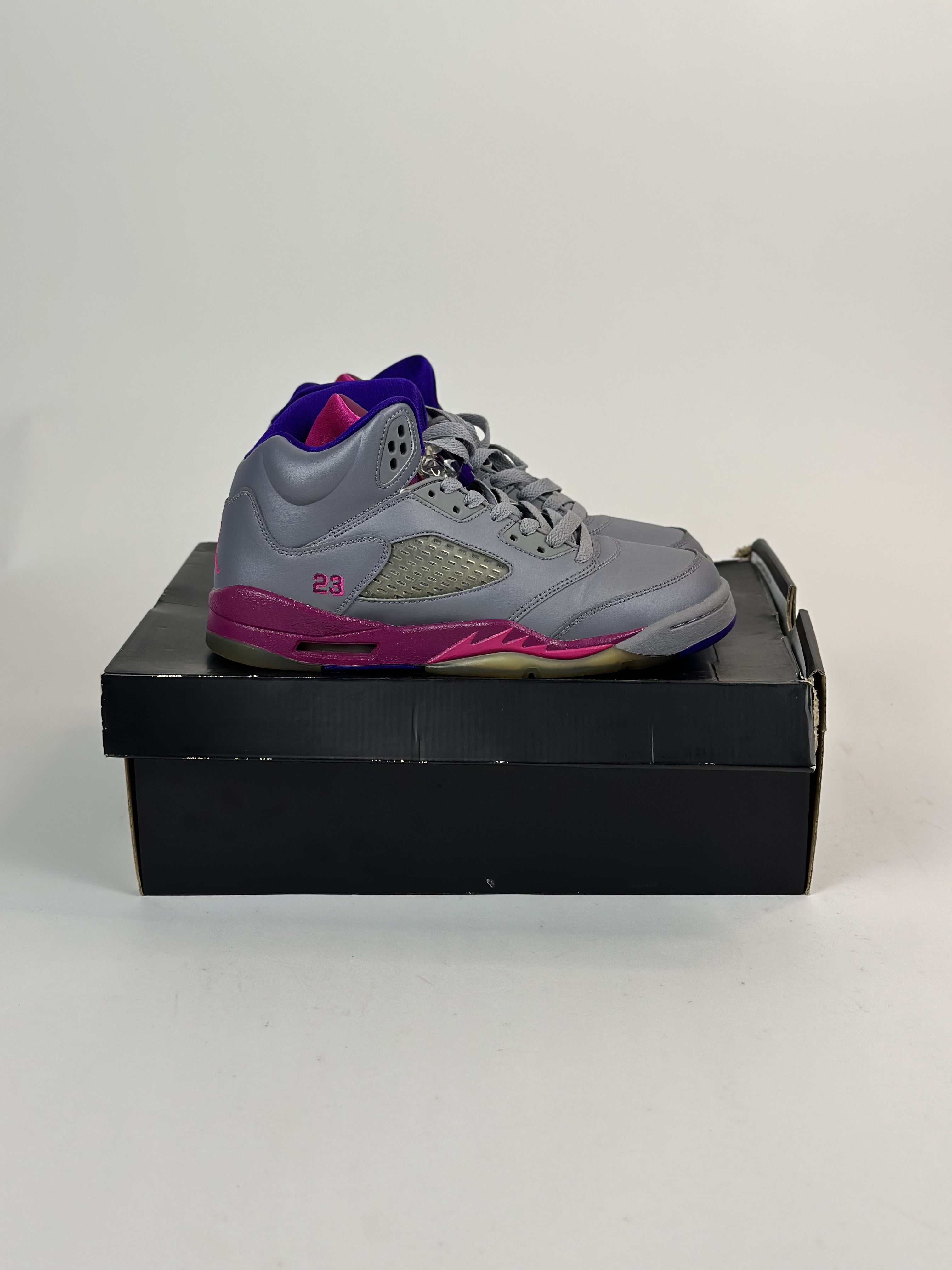 Air Jordan 5 Retro "Cement Grey Pink" (GS) **Pre-Owned**