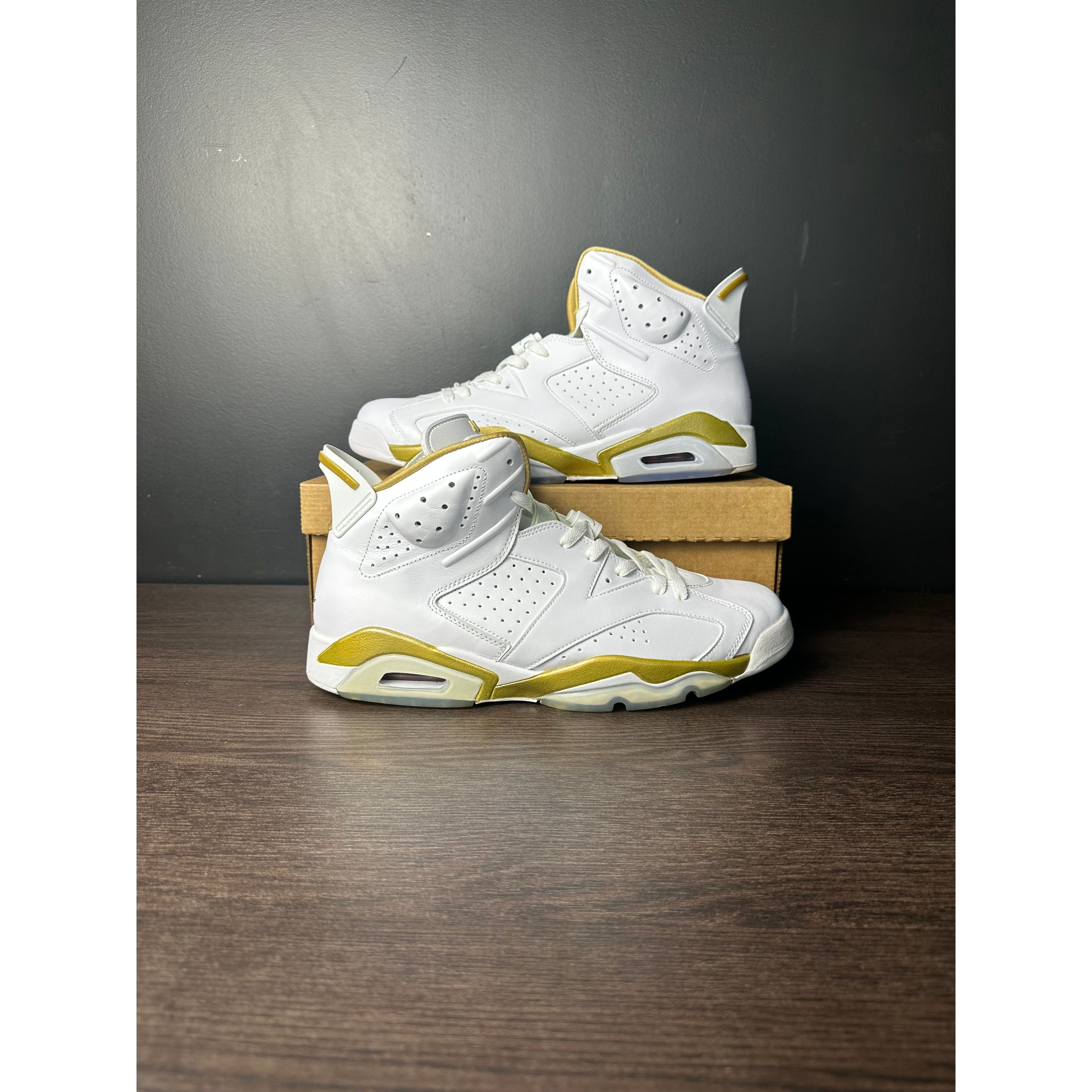 Air Jordan 6 Retro "Golden Moments Pack" **PRE-OWNED** REP. Box