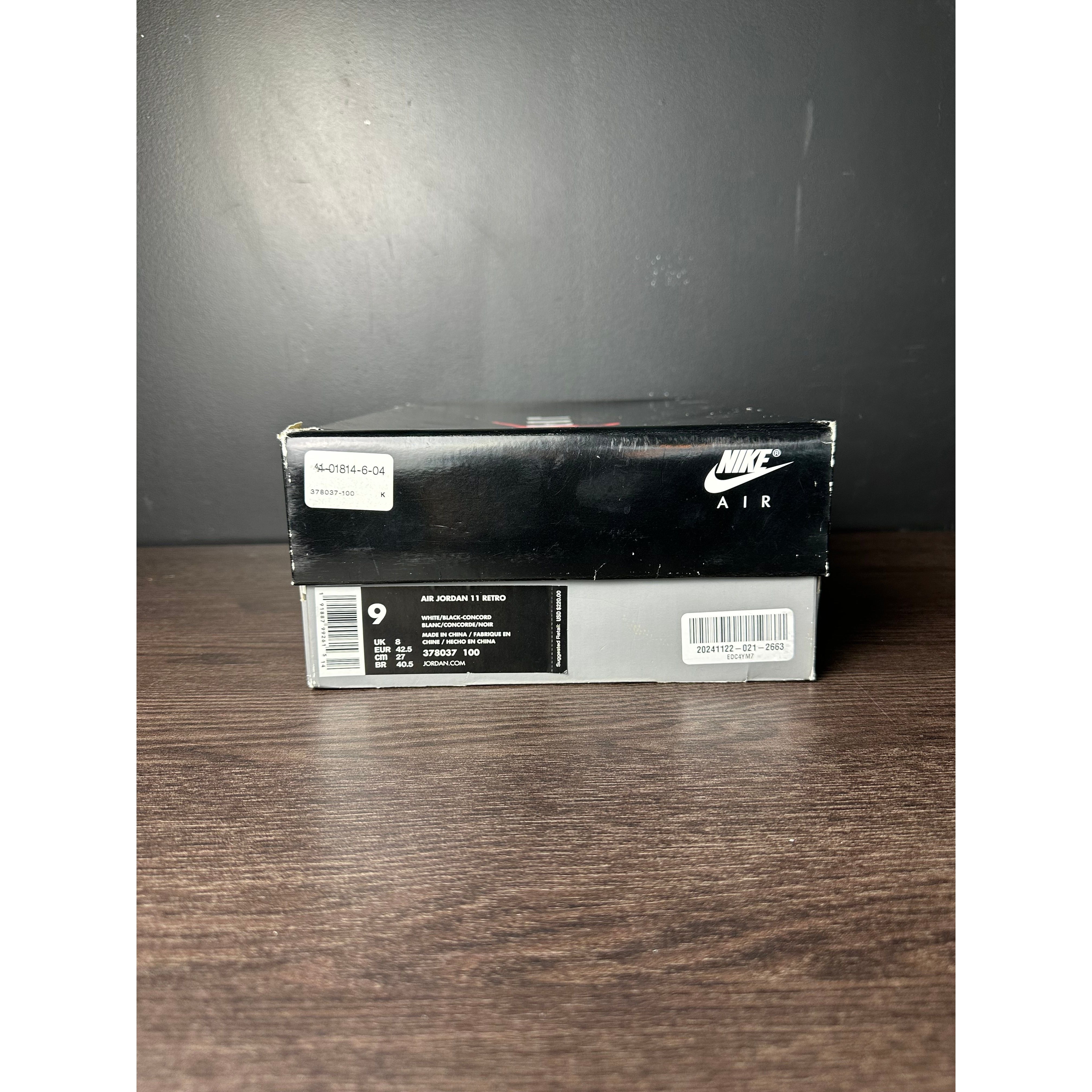 Air Jordan 11 Retro "Concord" (2018) **Pre-Owned** REP. BOX