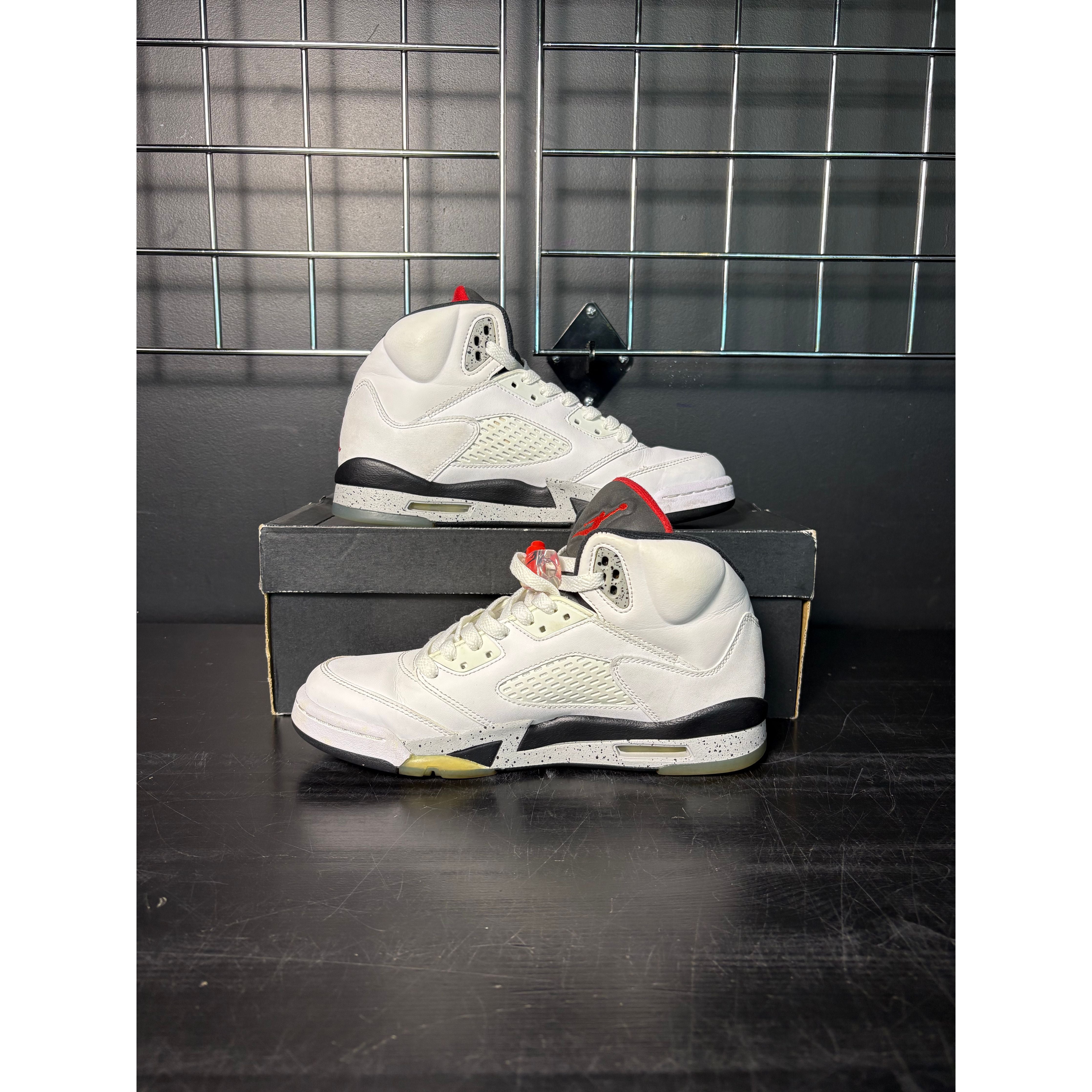 Air Jordan 5 Retro "White Cement" (GS) **PRE-OWNED**