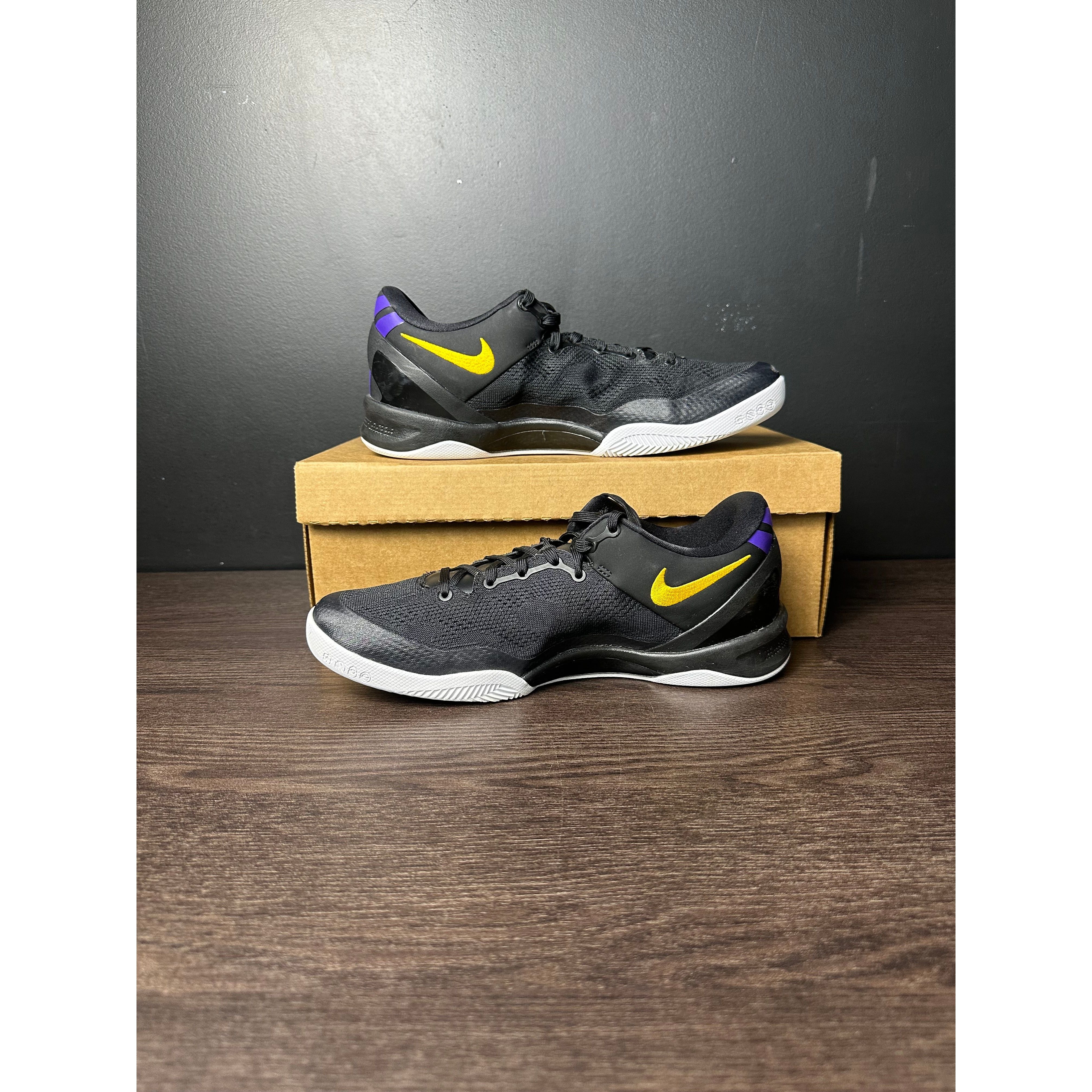 Nike Kobe 8 Protro "Lakers Away" **PRE-OWNED** NO BOX