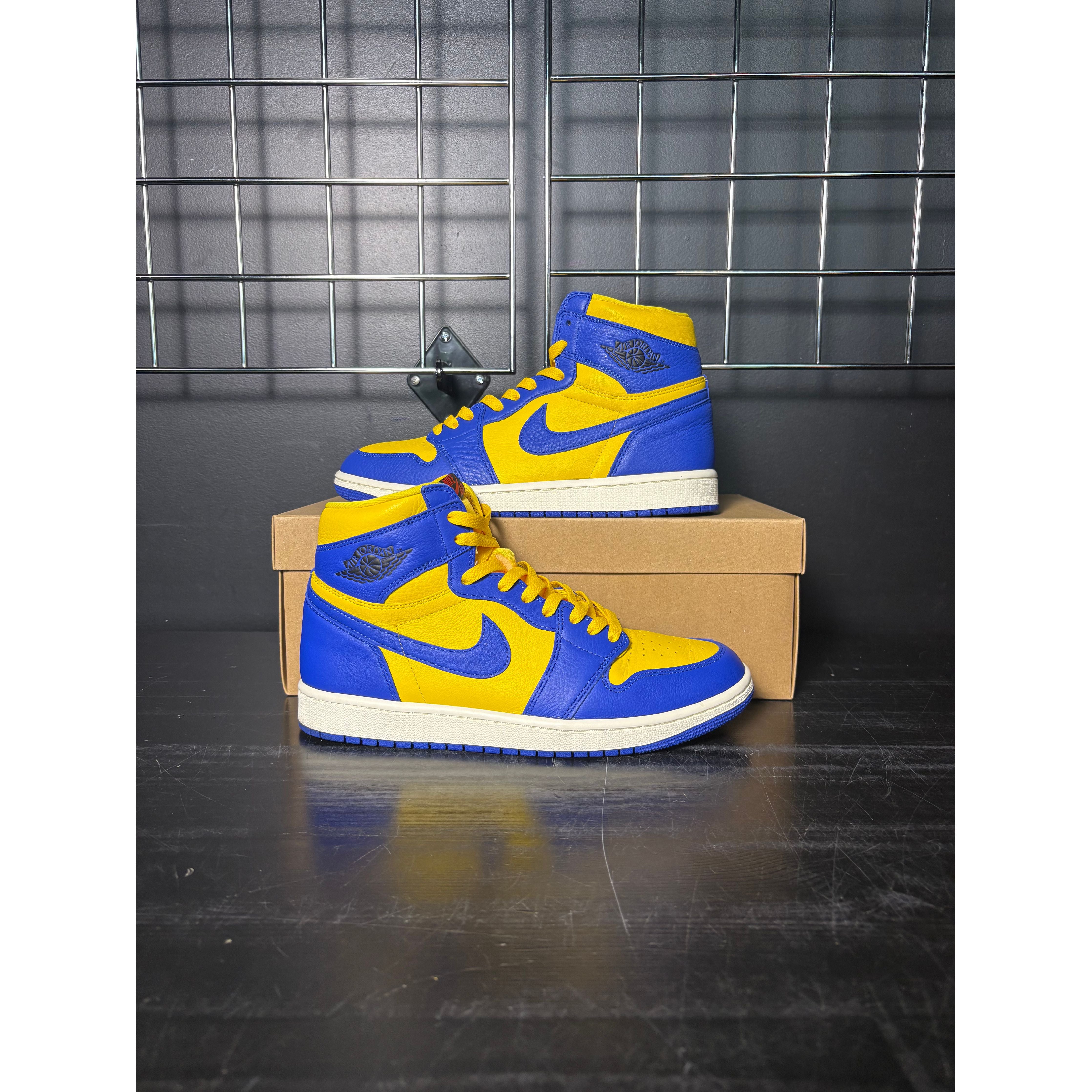 Air Jordan 1 Retro High OG "Reverse Laney" (WMNS) **PRE-OWNED** REP. BOX