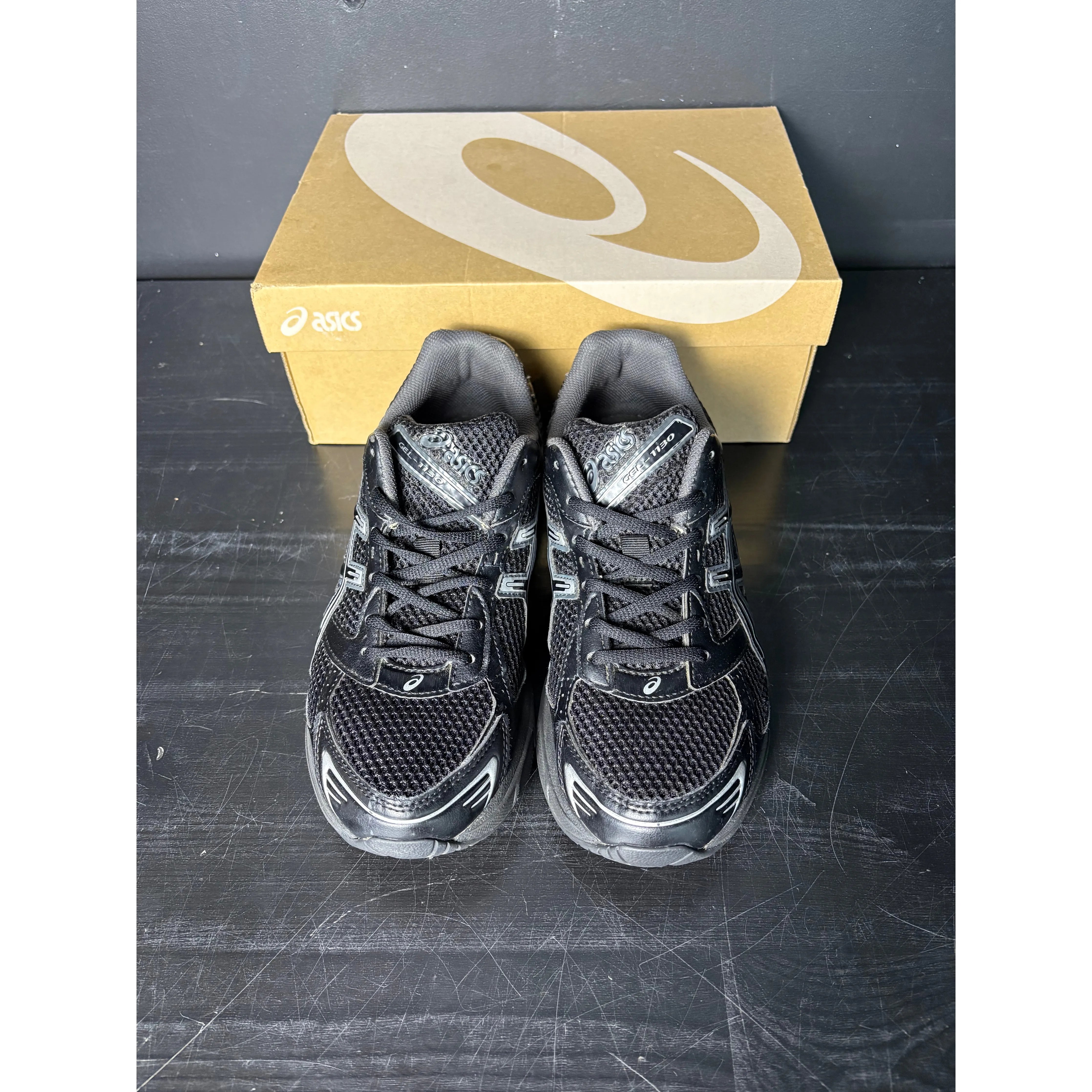 ASICS Gel-1130 "Black Pure Silver" **PRE-OWNED**