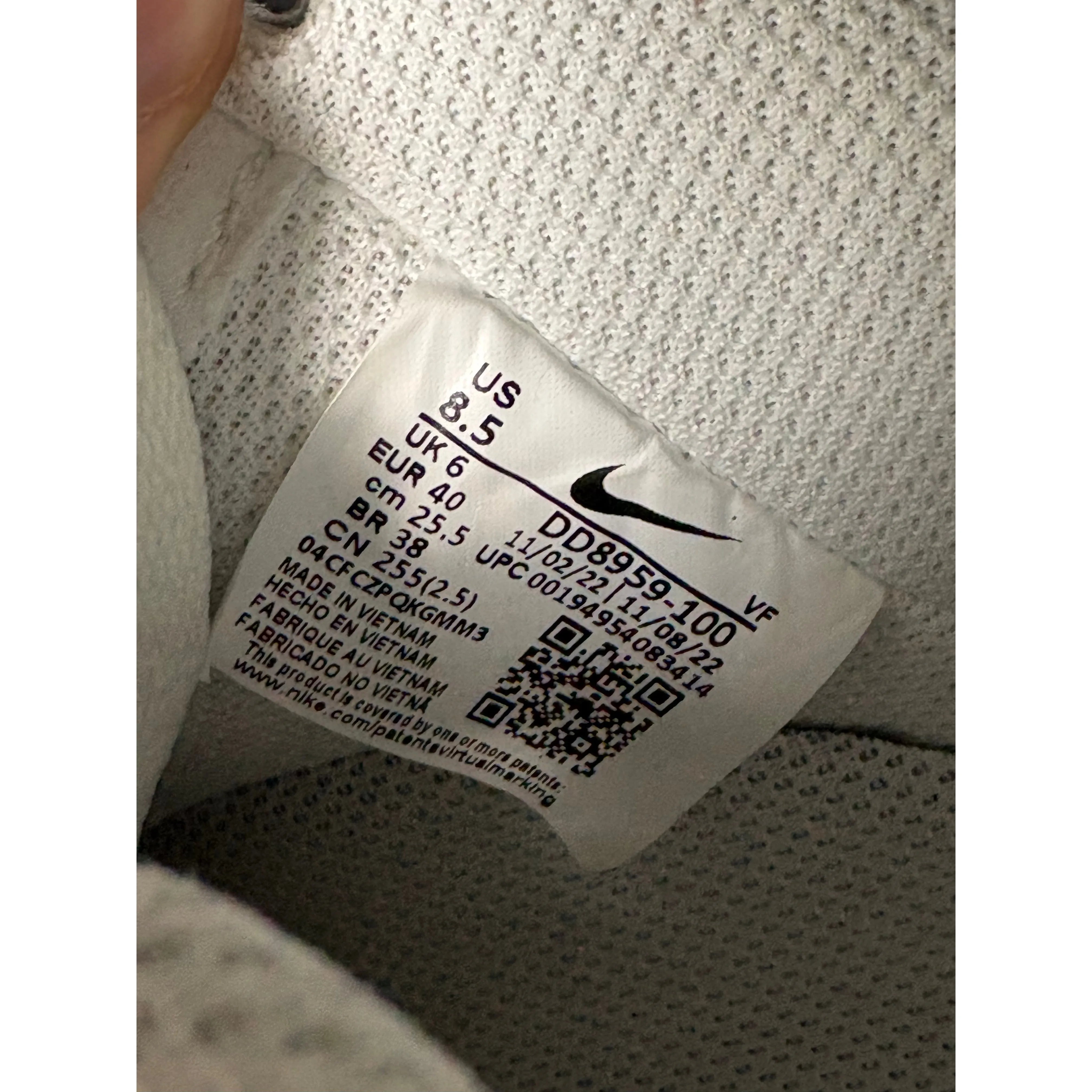 Nike Air Force 1 Low '07 White x Travis Scott Cactus Jack "Utopia Edition" (WMNS) **PRE-OWNED**