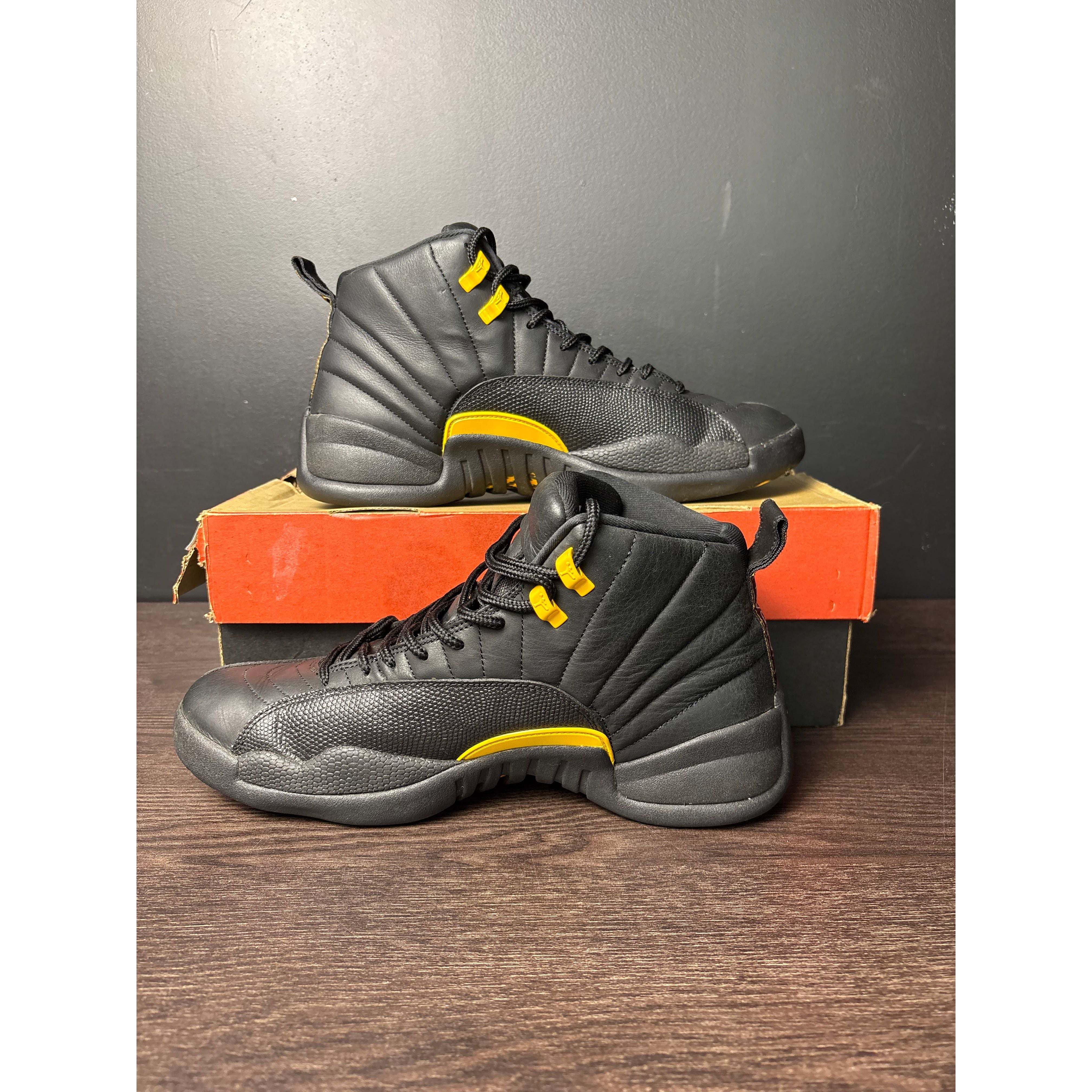 Air Jordan 12 Retro "Black Taxi" **PRE-OWNED** REP. BOX