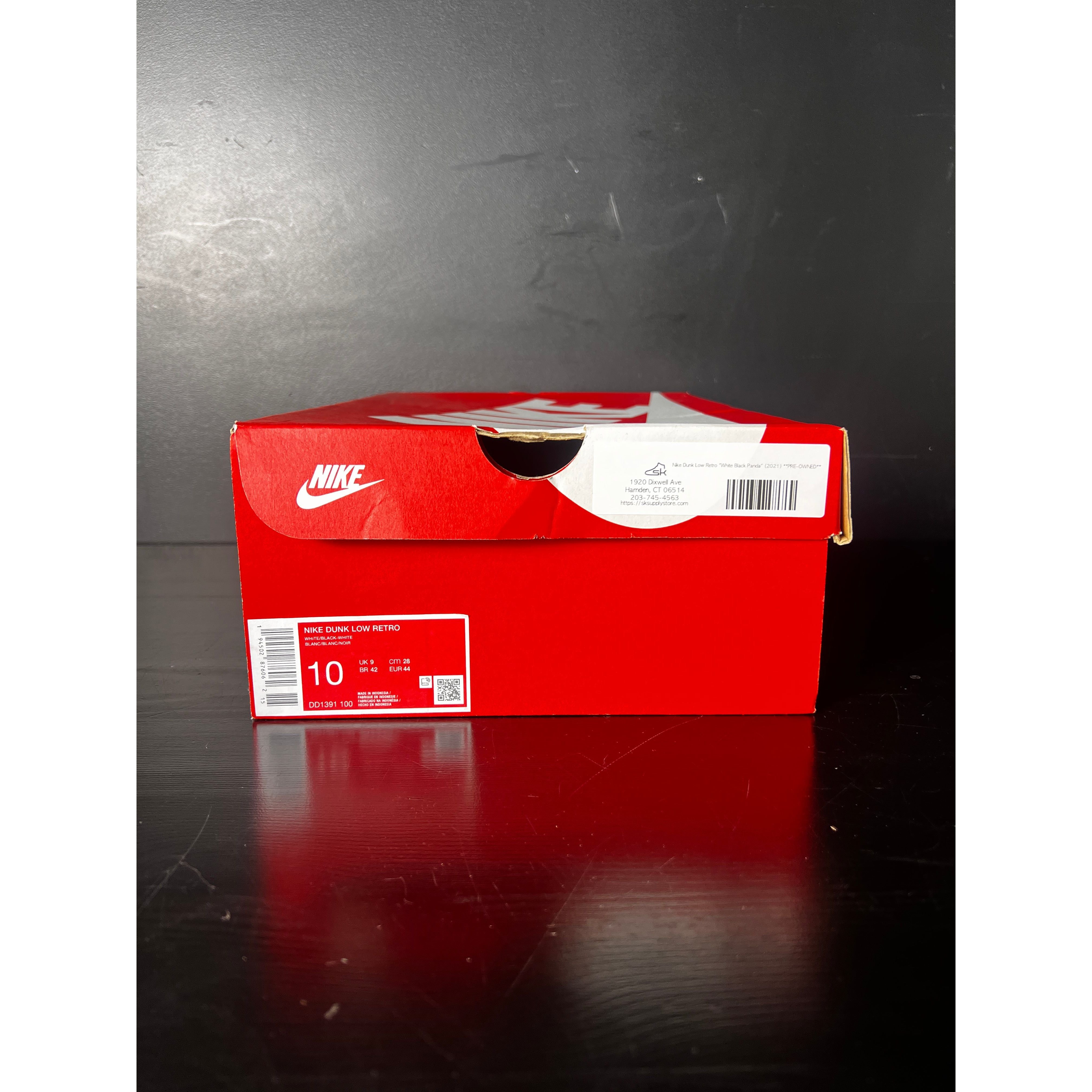 Nike Dunk Low Retro "White Black Panda" (2021) **PRE-OWNED**