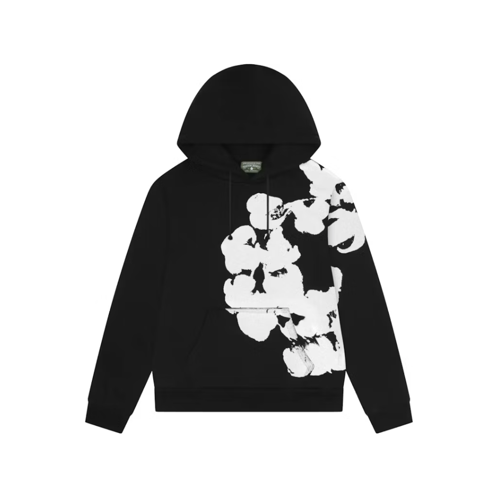 Denim Tears "Big Cotton Wreath" Sweatshirt (Black)