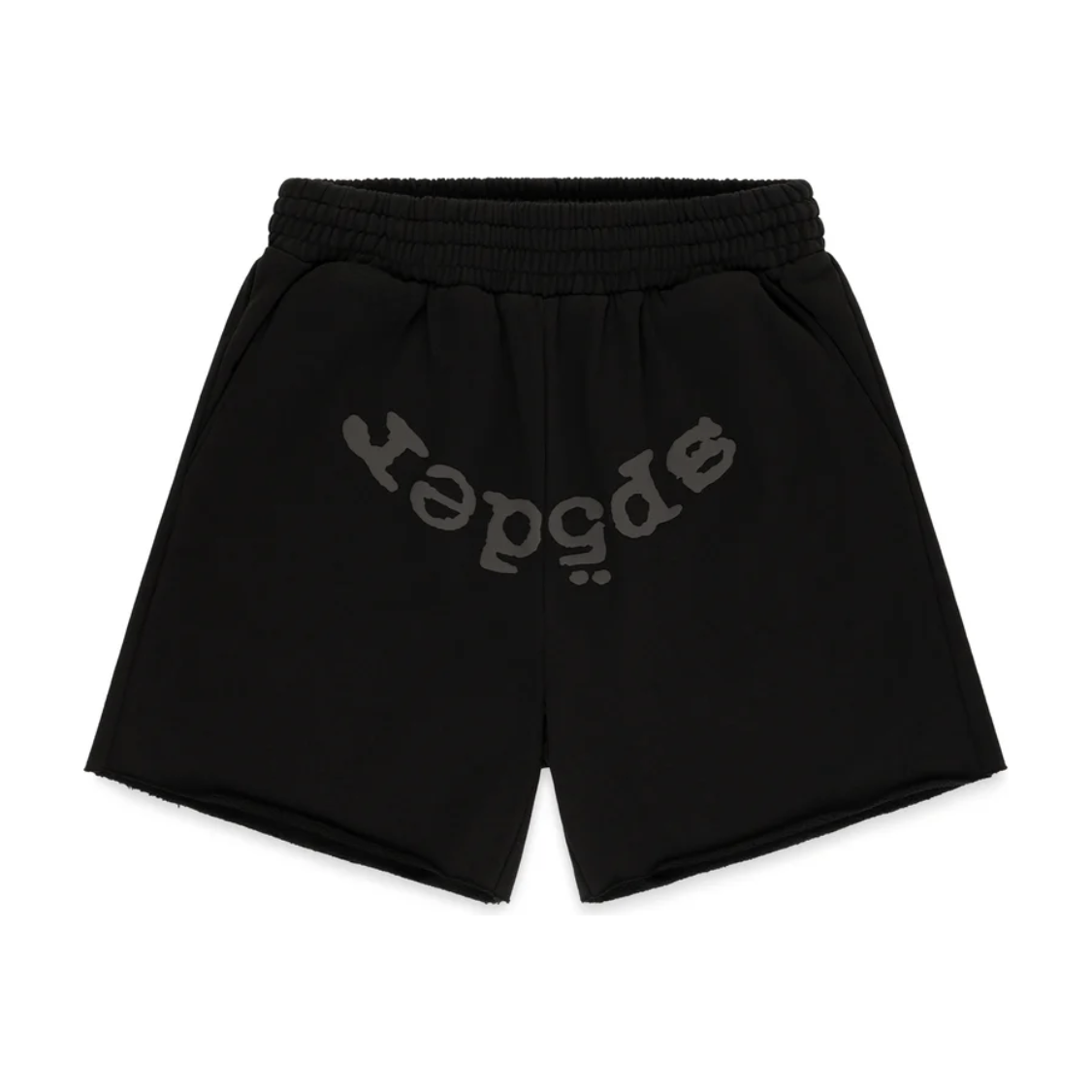 Sp5der "OG Web" V2 Logo Sweat Short (Black)