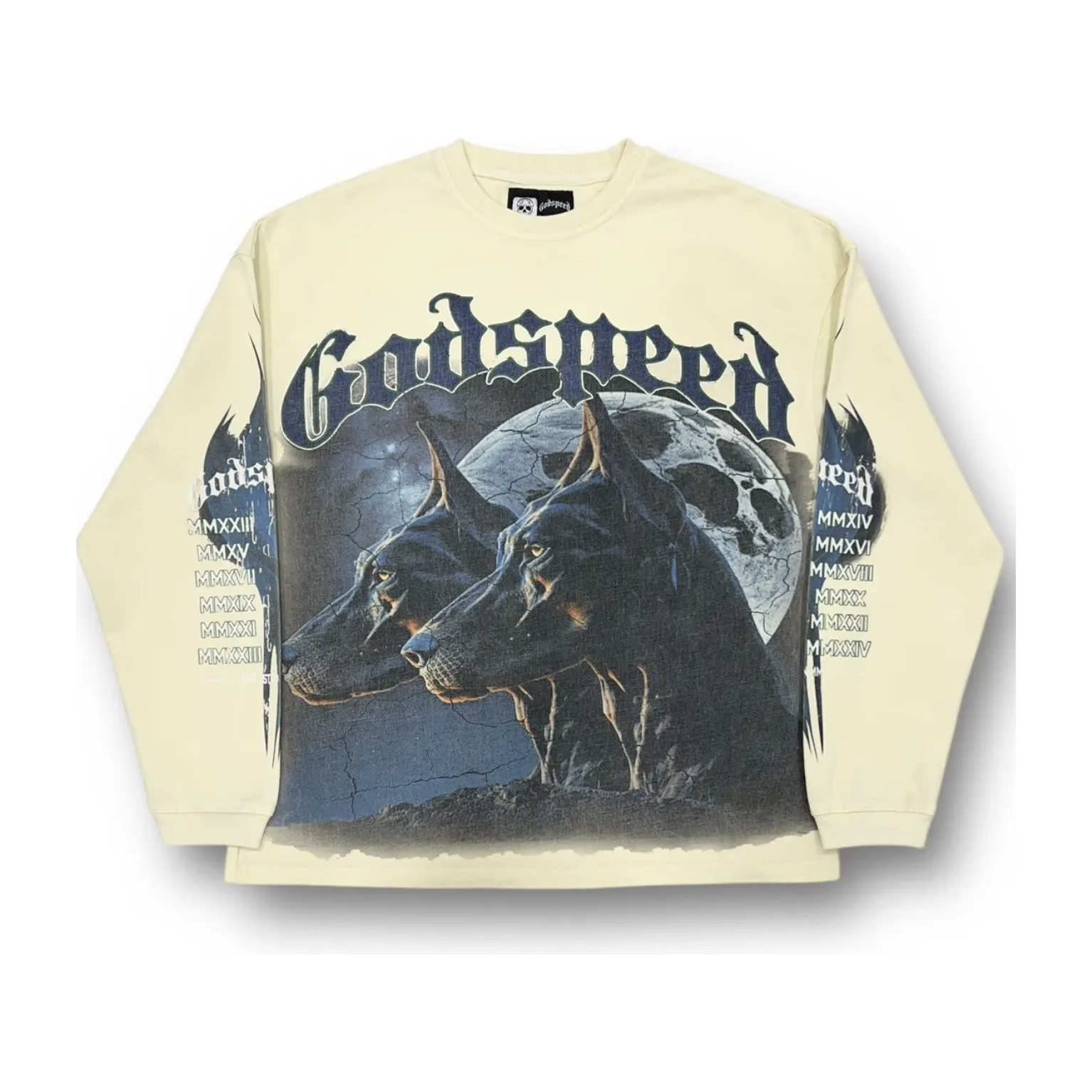 Godspeed Long Sleeve "F.T.D" T-Shirt (Bone)