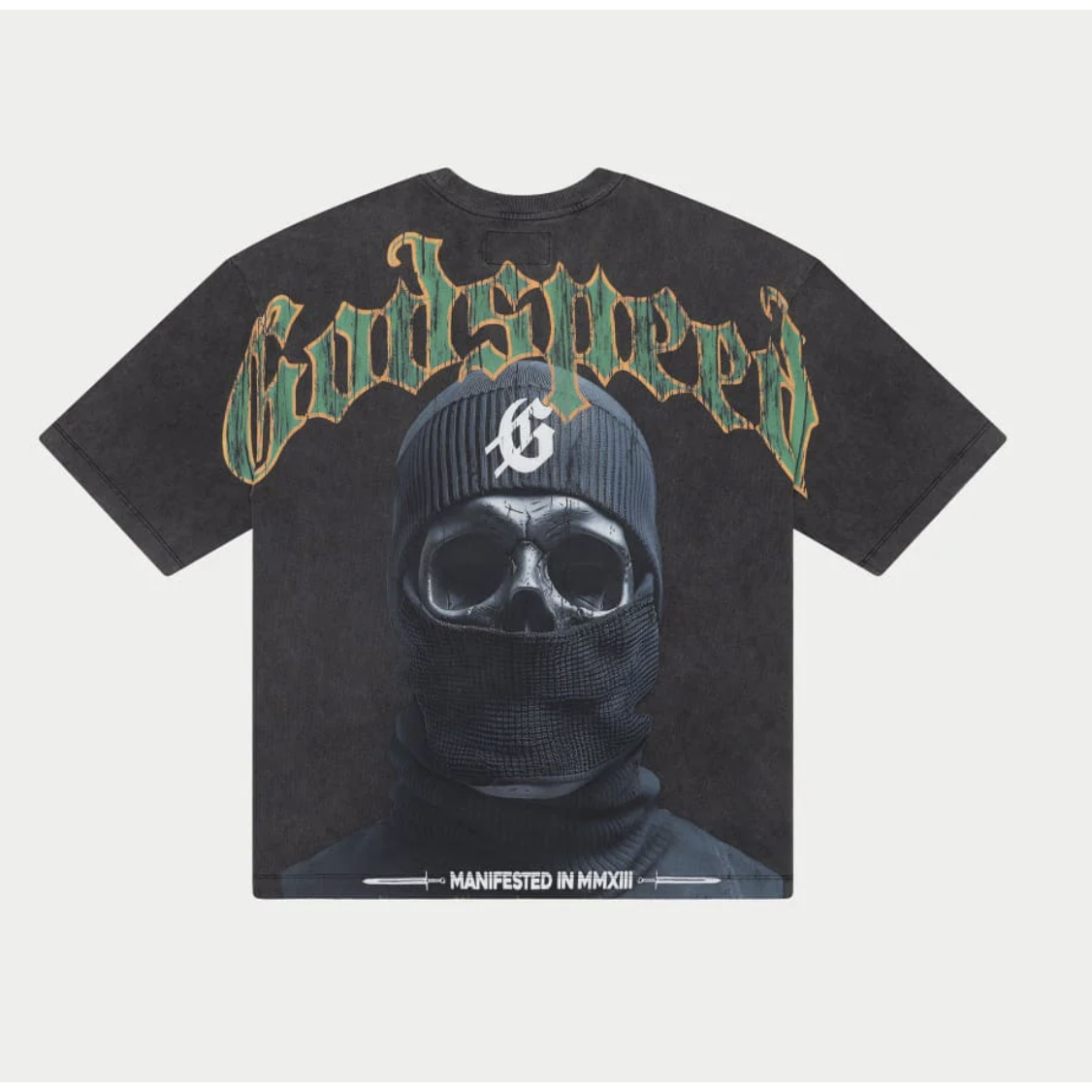 Godspeed "Balaclava" T-Shirt (Grey Wash)