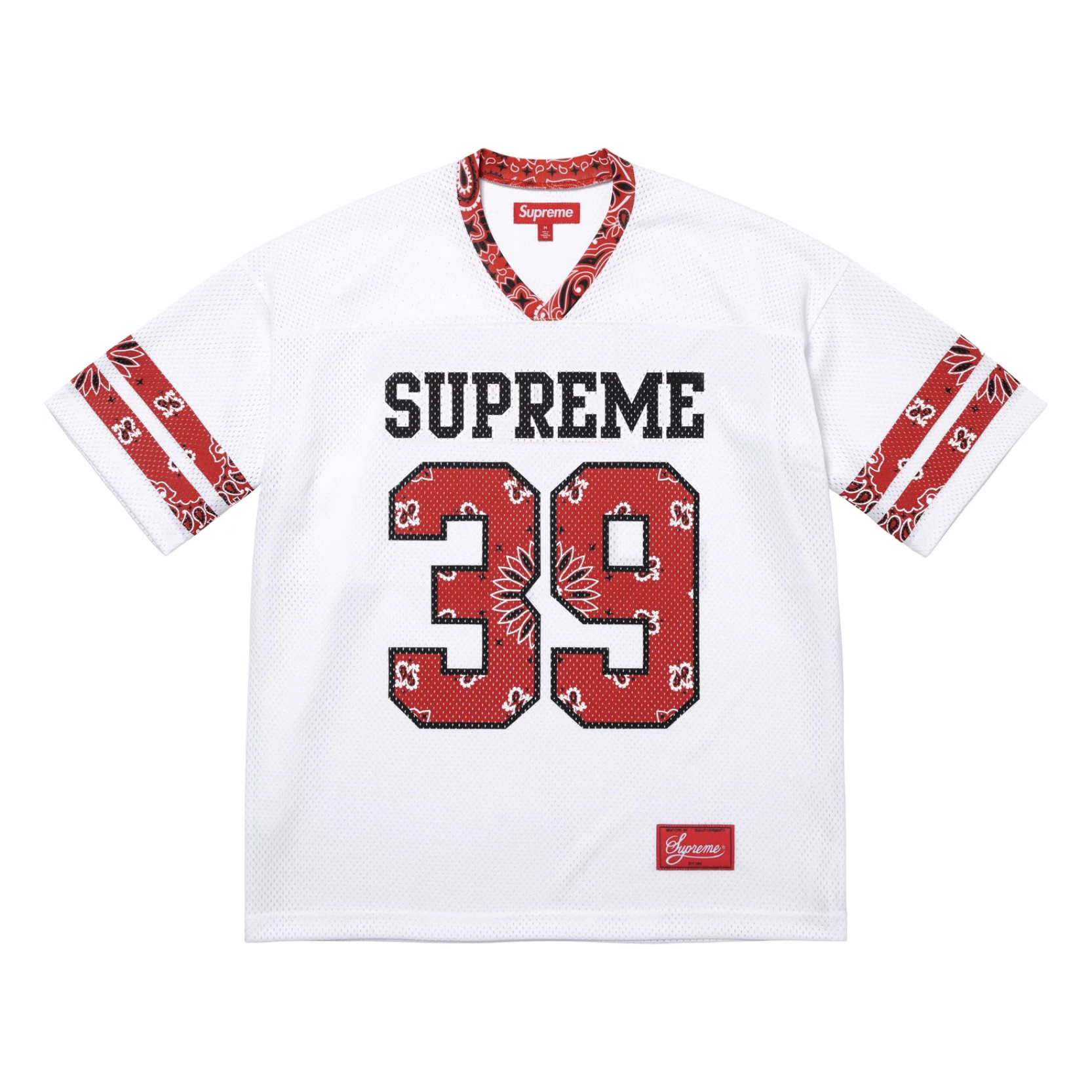 Supreme "Bandana" Football Jersey (White)