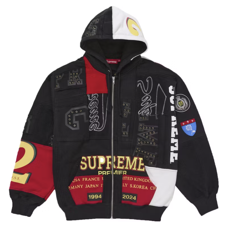 Supreme "Patchwork" full set (SS25) (Black)
