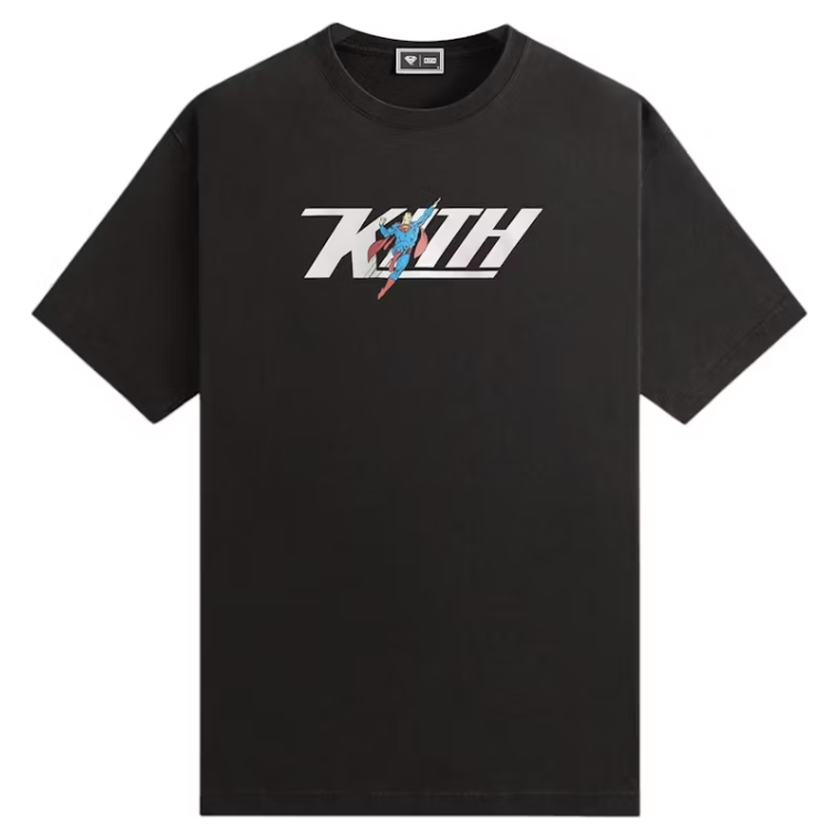 Kith x Superman "Flight" Vintage Tee (Black)