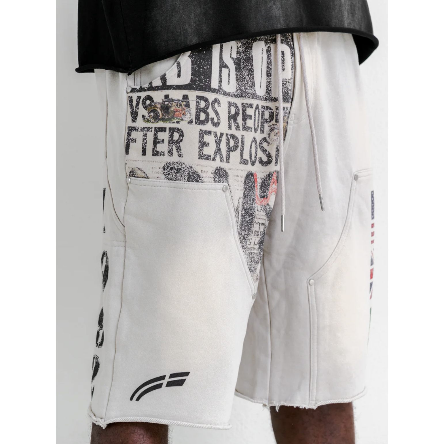 Reves Labs Sun Washed "Article" Shorts