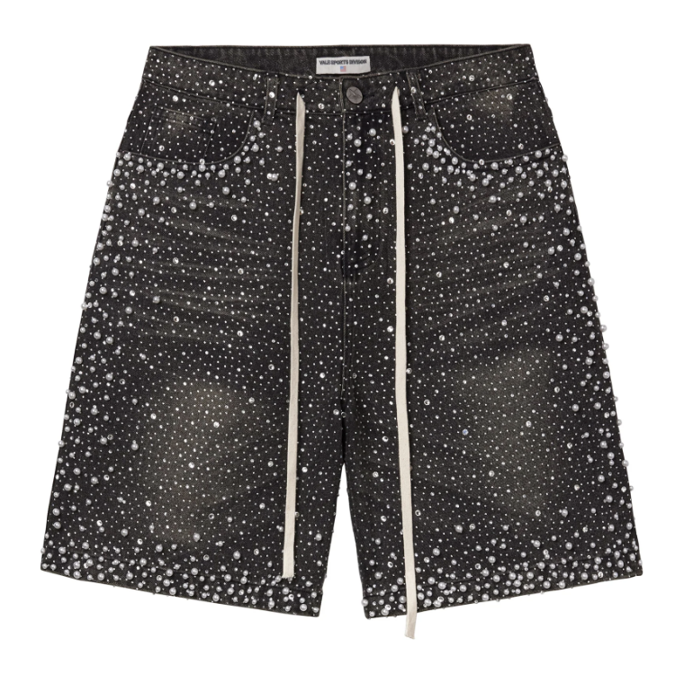 Vale Forever "Black Rainstorm" Jorts