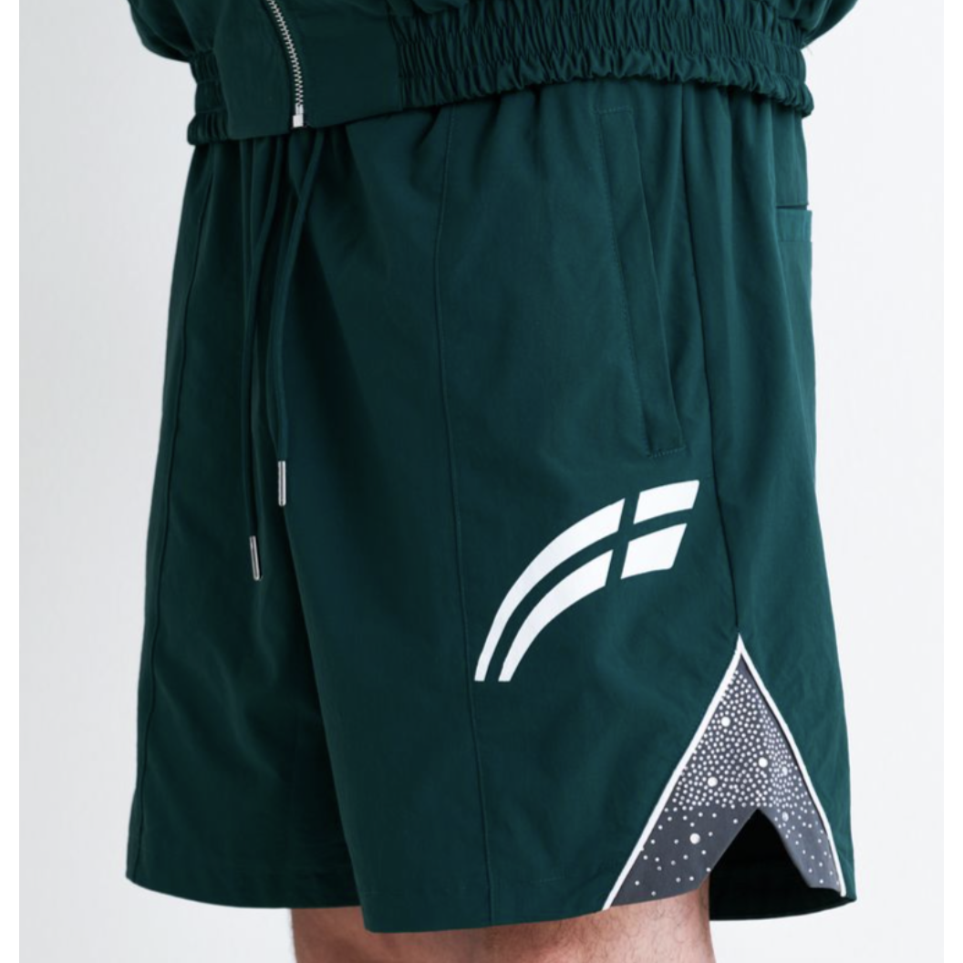 Reves Labs "Astral" Shorts (Emerald/Grey)