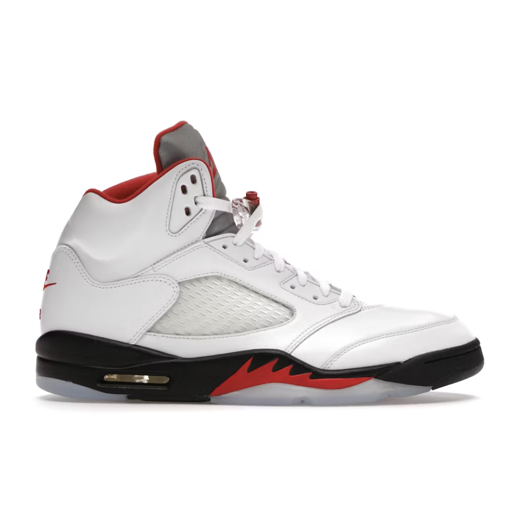 Air Jordan 5 Retro "Fire Red Silver Tongue" (GS) (2020) **PRE-OWNED**