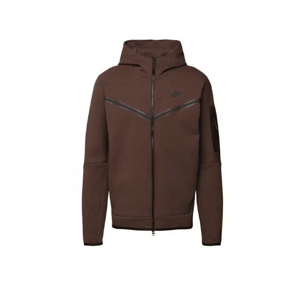 Nike Sportswear "Tech Fleece" Full-Zip Hoodie (Baroque Brown)