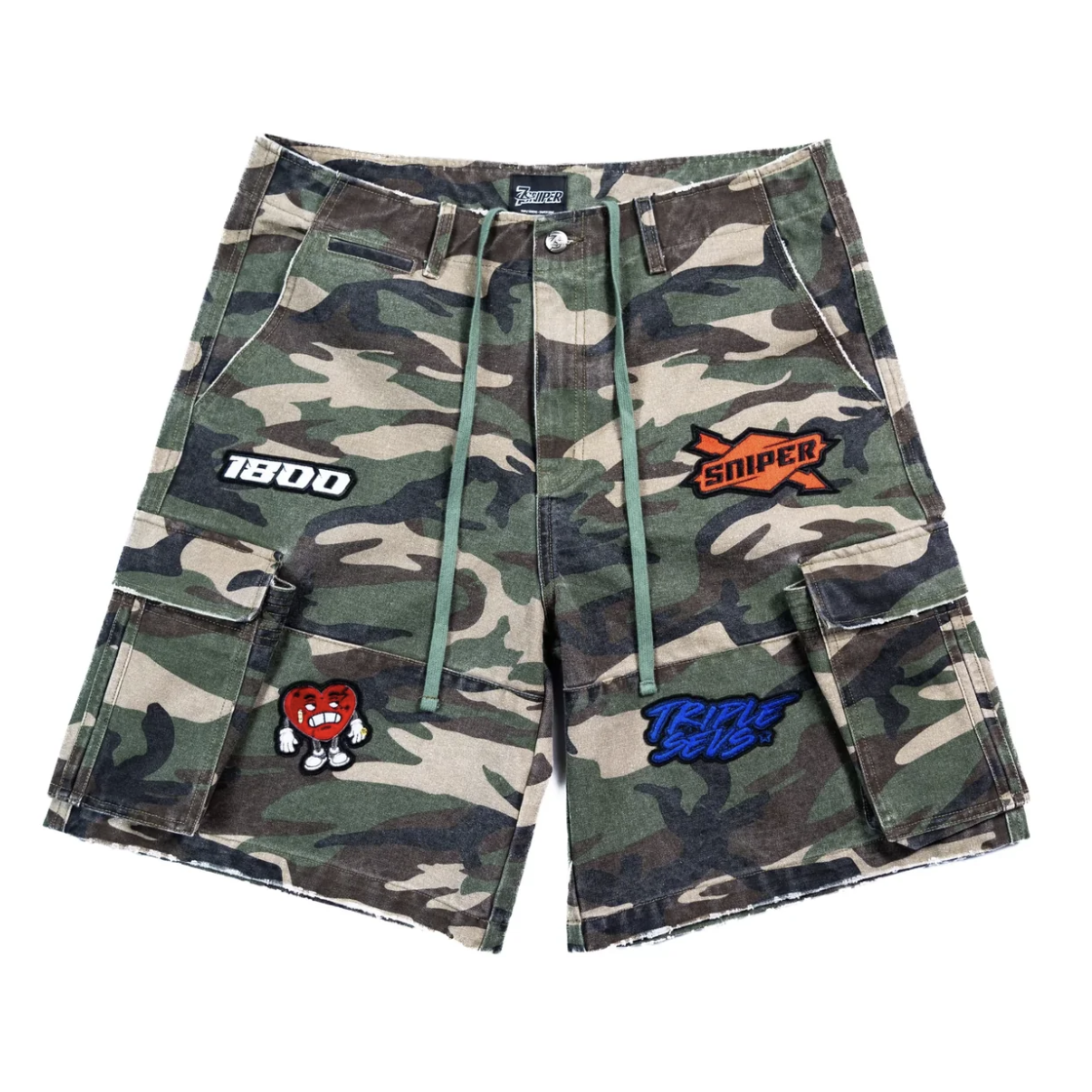 Triple Sevens "Sniper" Shorts (Camo)