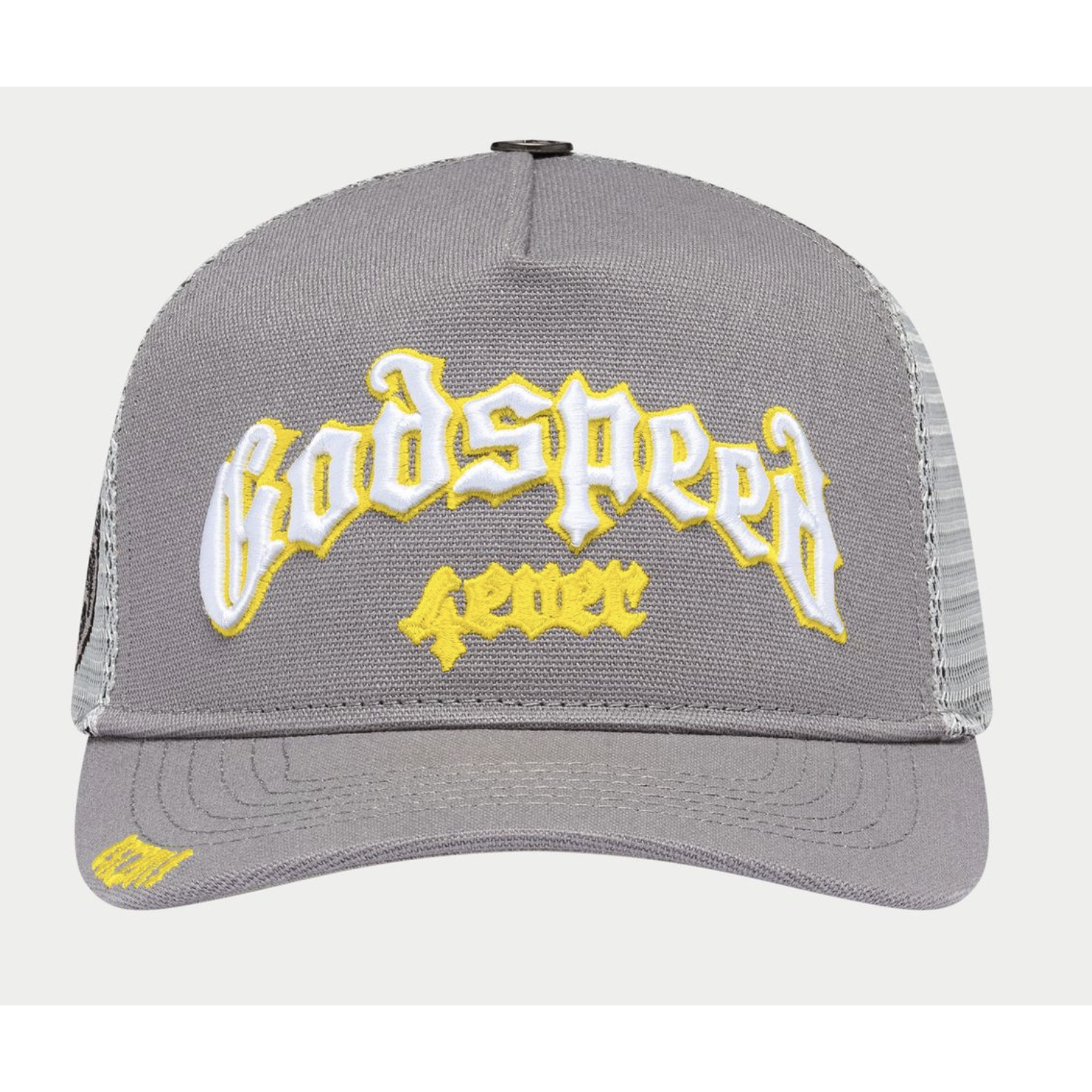Godspeed "Forever" Trucker Hat (Grey/Yellow)