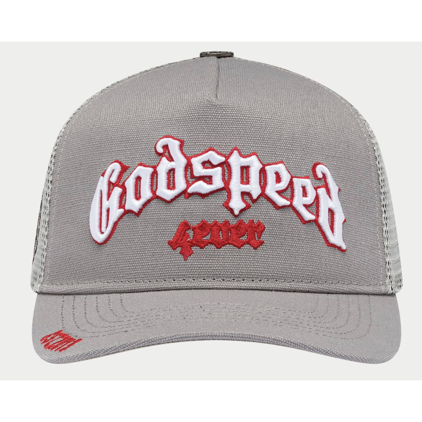 Godspeed "Forever" Trucker Hat (GREY/RED)
