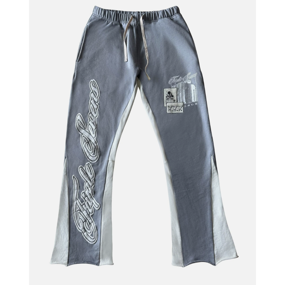Triple Sevens "Patchwork" Sweatpants (Light Grey)