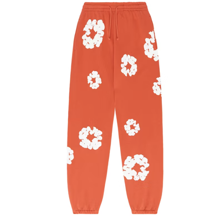 Denim Tears "The Cotton Wreath" Sweatpants (Orange)