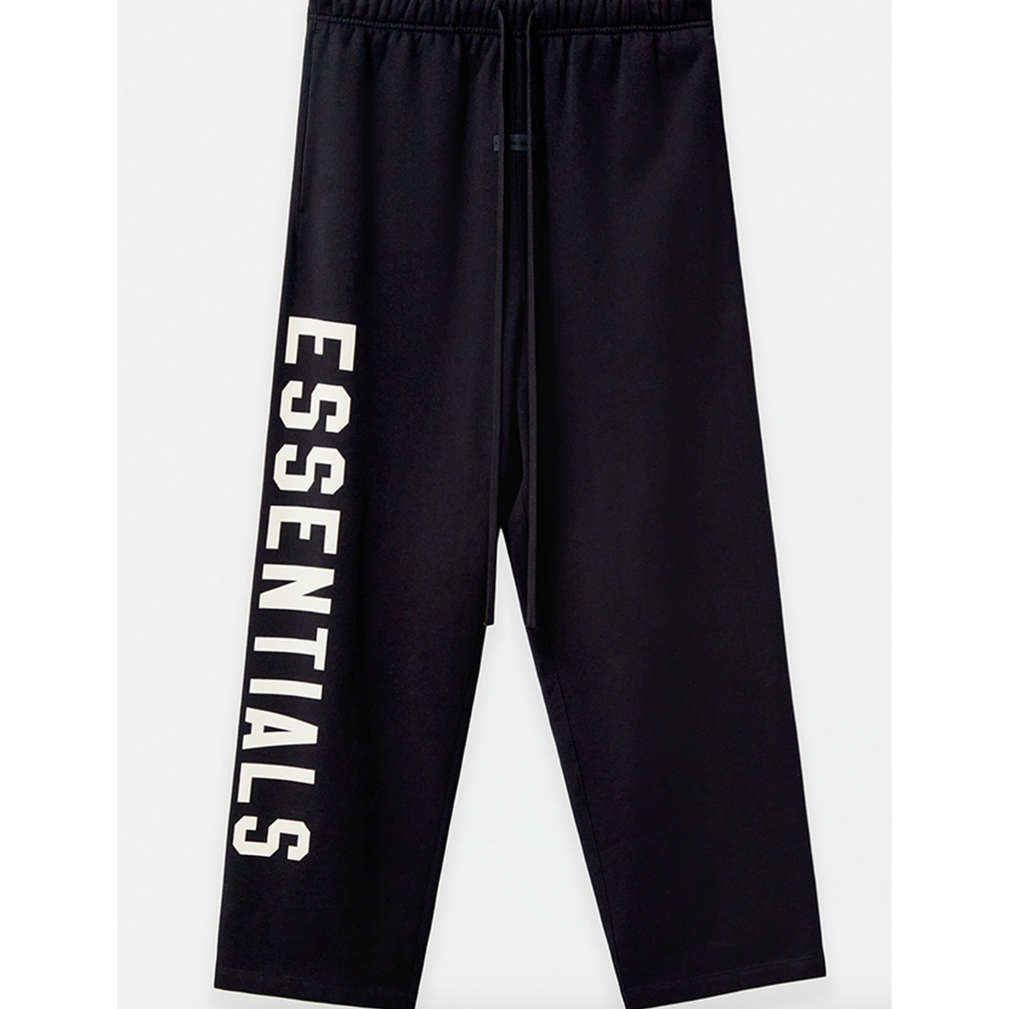 Fear of God "ESSENTIALS" Lounge Fleece Baggy Sweatpants (Jet Black)