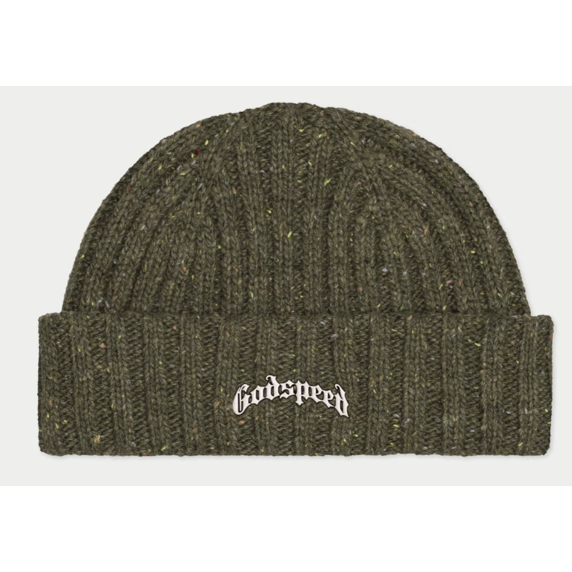 Godspeed "Og Logo" Emblem Beanie (Olive Speckle)