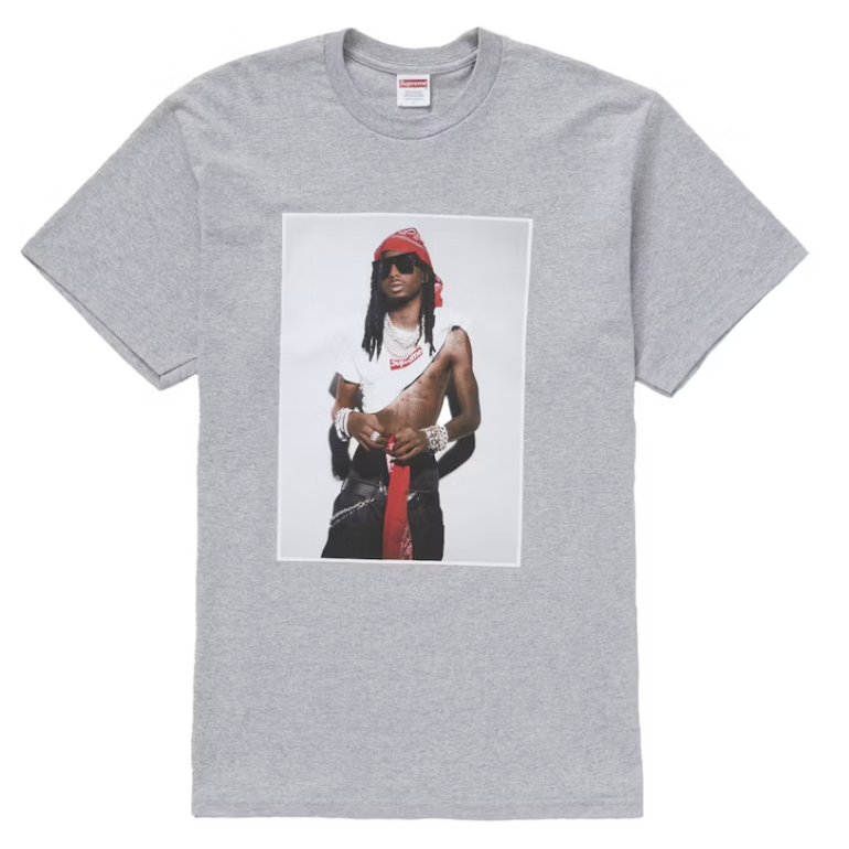 Supreme "Playboi Carti" Tee (Heather Grey)