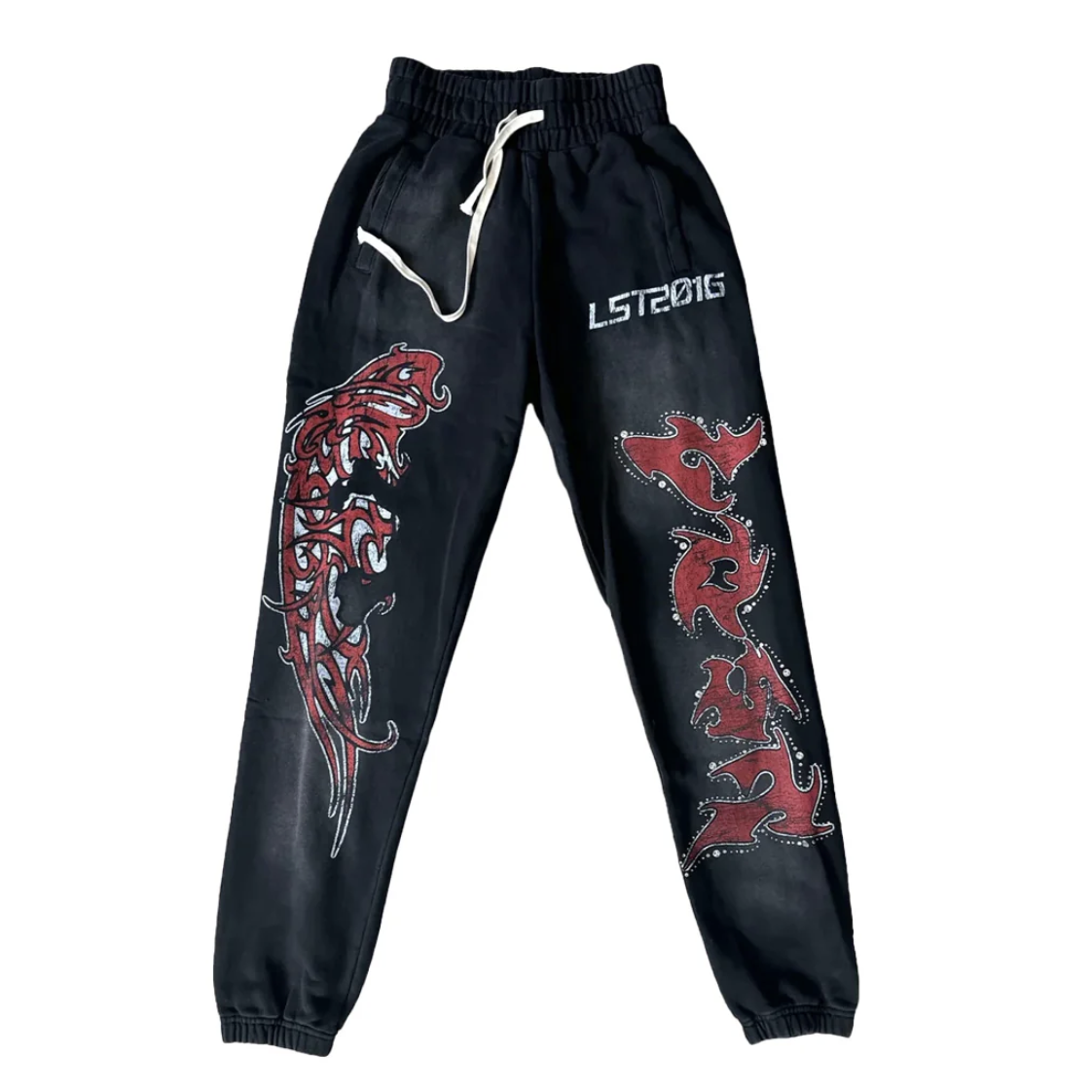 Lost Intricacy "Evil Wing" Sweatpants (Black)