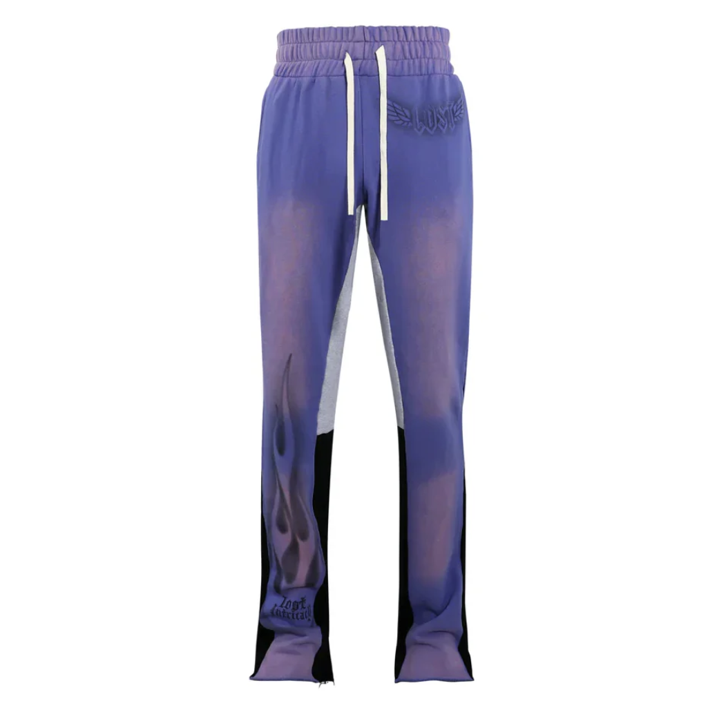 Lost Intricacy "Lavender" Flare Sweatpants