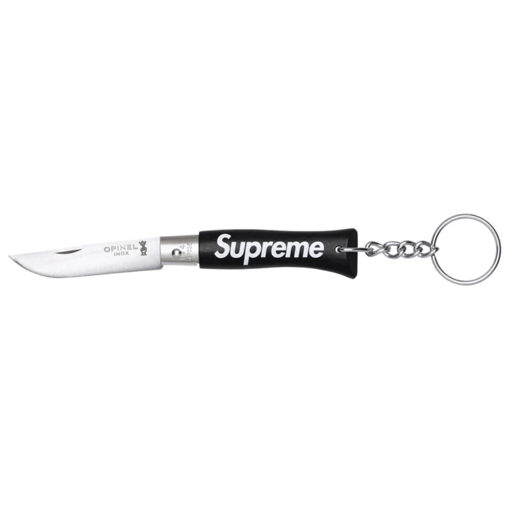 Supreme "Opinel No. 4" Knife Keychain (Black)