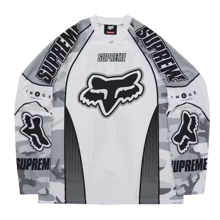 Supreme x Fox Racing "DMX" Jersey (White)