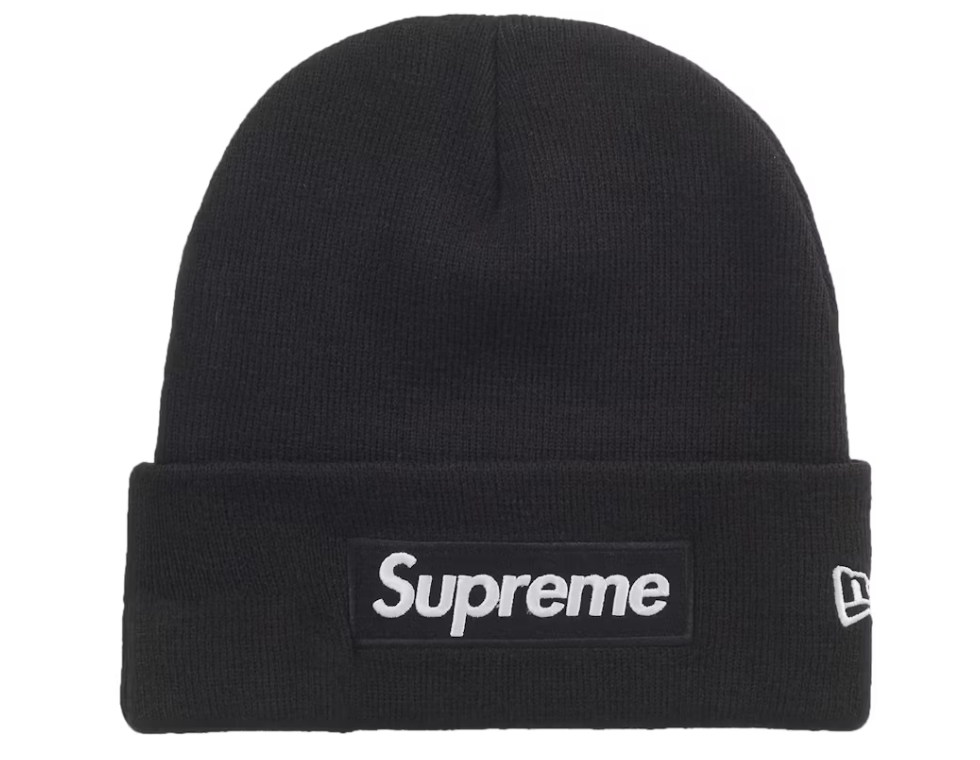 Supreme x New Era "Box Logo" Beanie (FW25) (Black)
