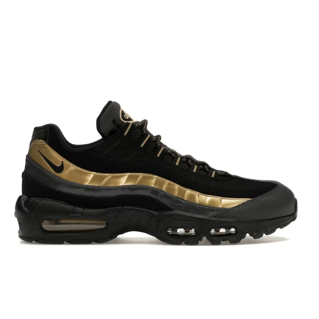 Nike Air Max 95 "Black Metallic Gold" **PRE-OWNED**