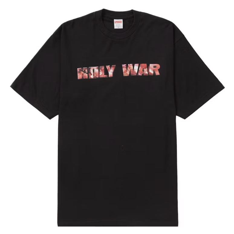Supreme "Holy War" Tee (Black)