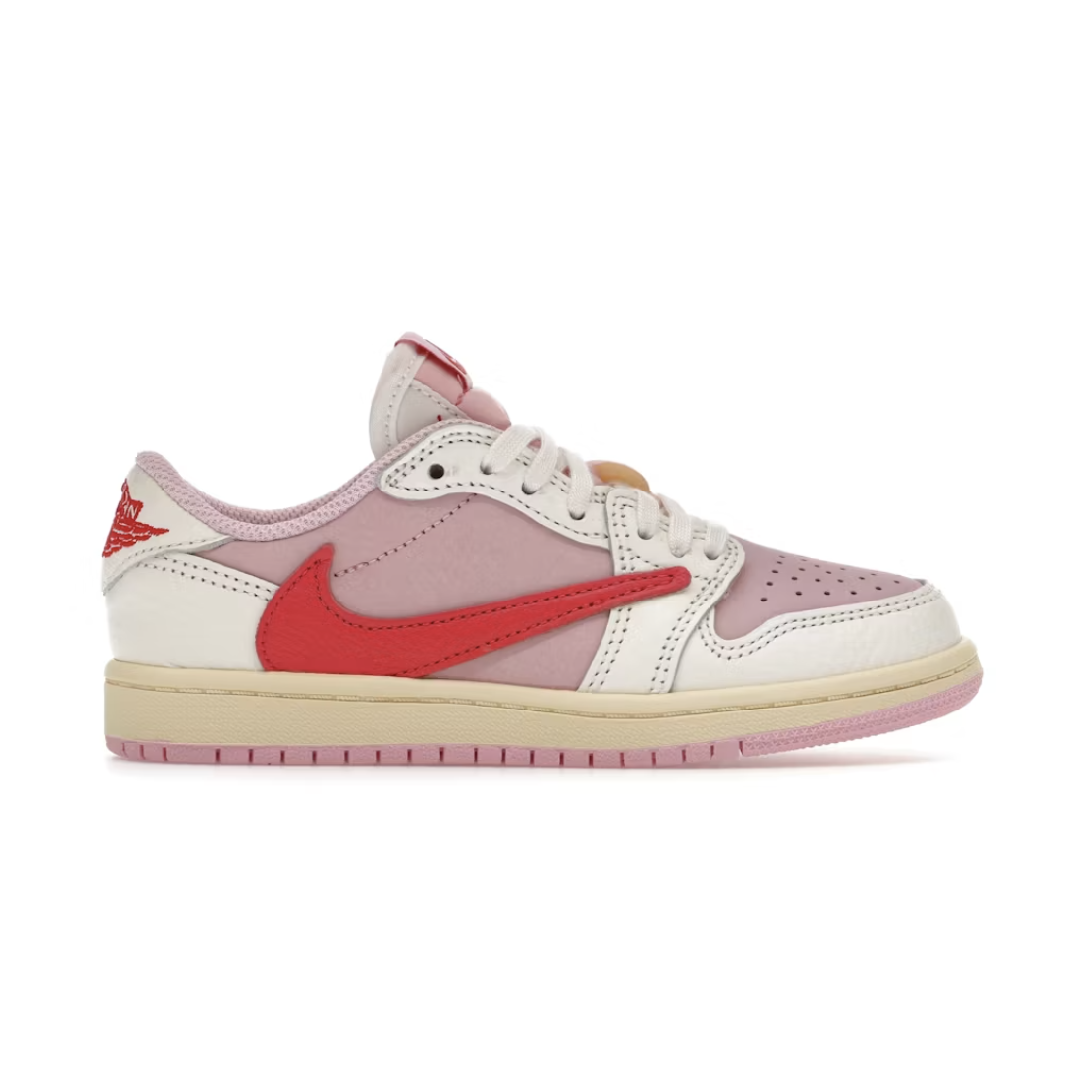 Air Jordan 1 Retro Low OG SP Travis Scott Sail Tropical Pink (PS)