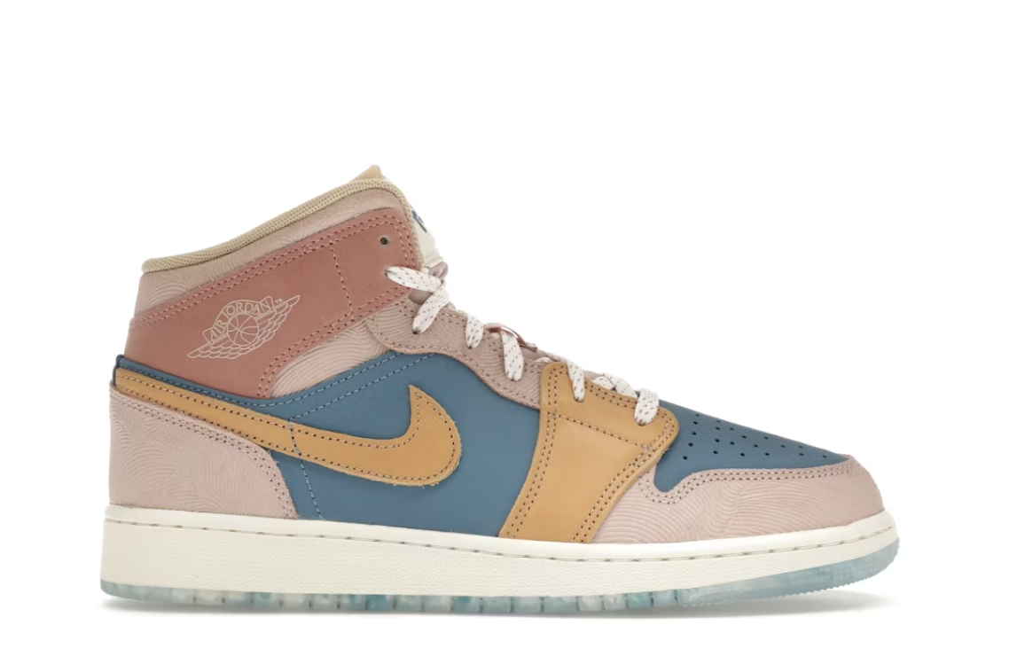 Air Jordan 1 Mid SE "Zen" (GS) **PRE-OWNED**