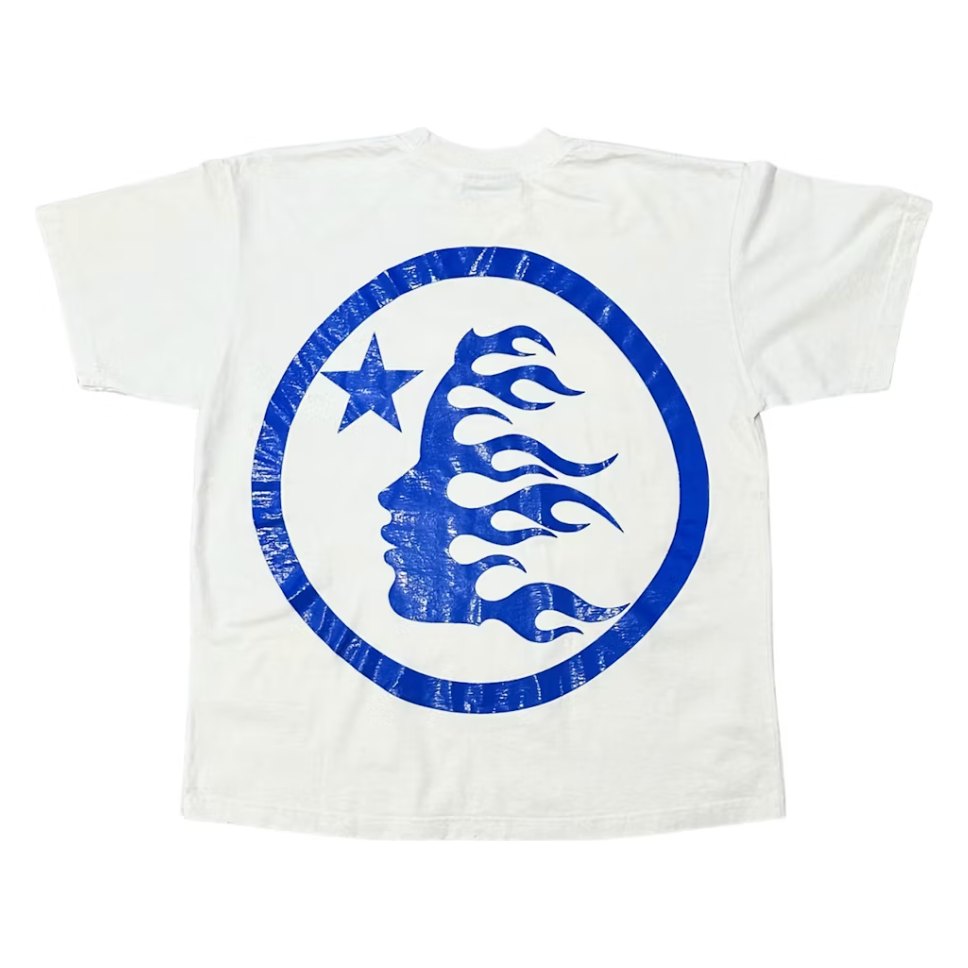 Hellstar "Gel Sport Logo" Tee (White/Blue)