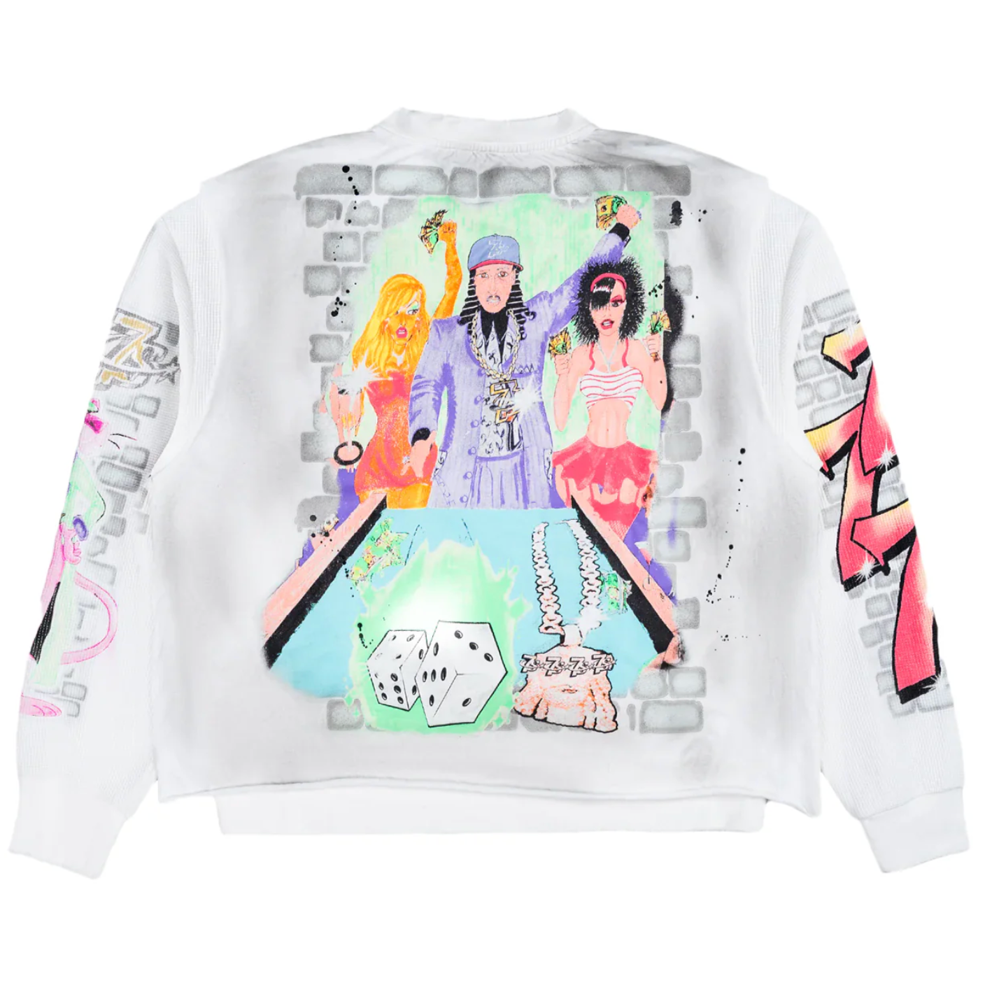Triple 7s "Player" L/S T-Shirt