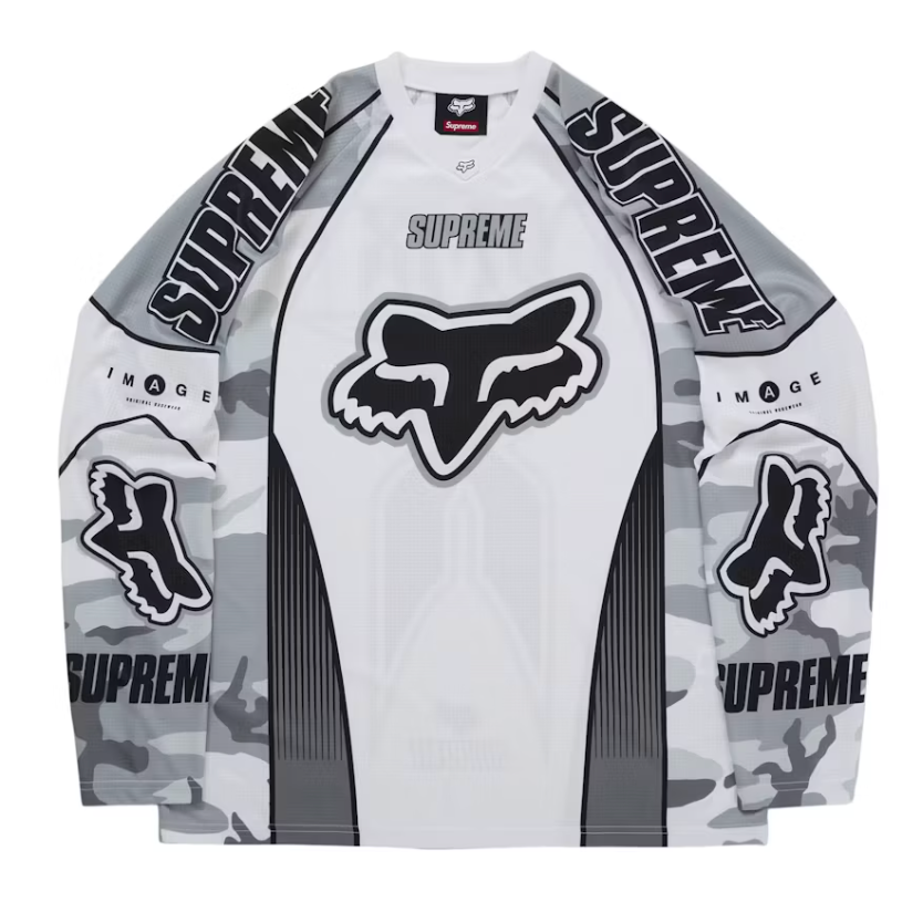 Supreme x Fox Racing "DMX" Jersey (White)