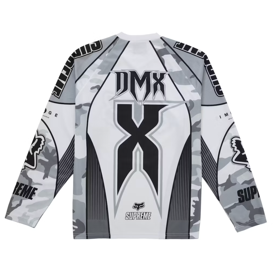 Supreme x Fox Racing "DMX" Jersey (White)