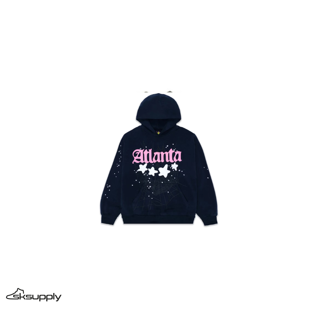 Sp5der "Atlanta" Hoodie (Navy)