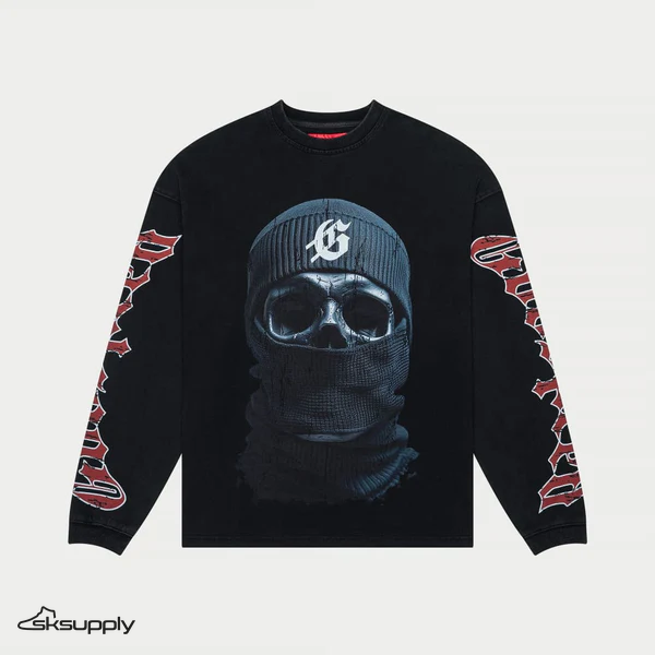 Godspeed "Balaclava Szn" LS T-shirt (Black Wash)