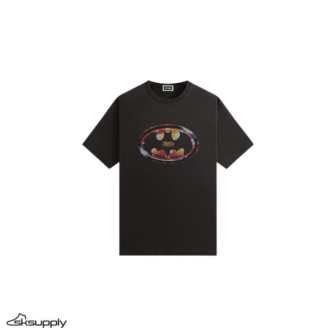 Kith x Batman Logo "Vintage" Tee (Black)