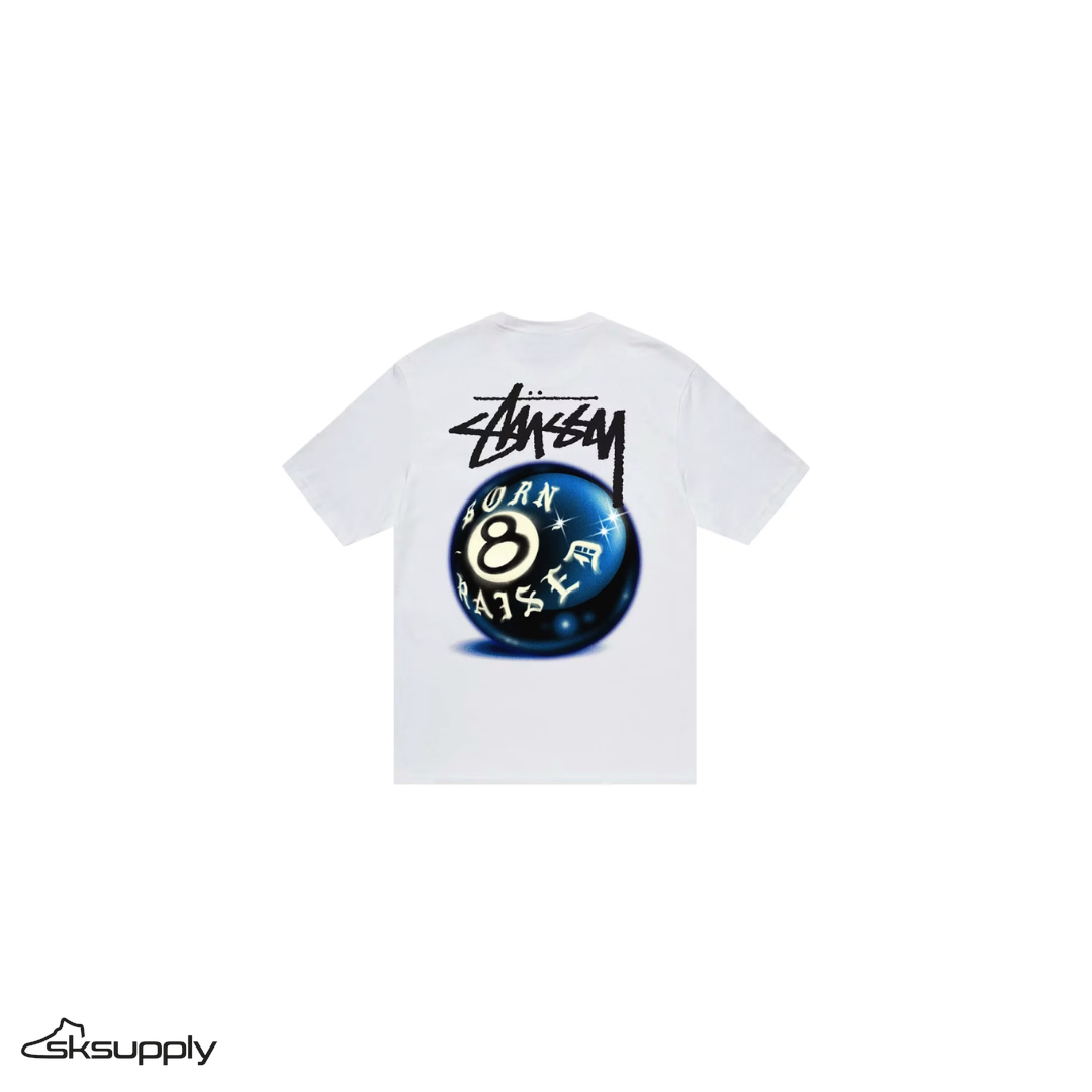Born X Raised X Stussy "8 Ball" Tee