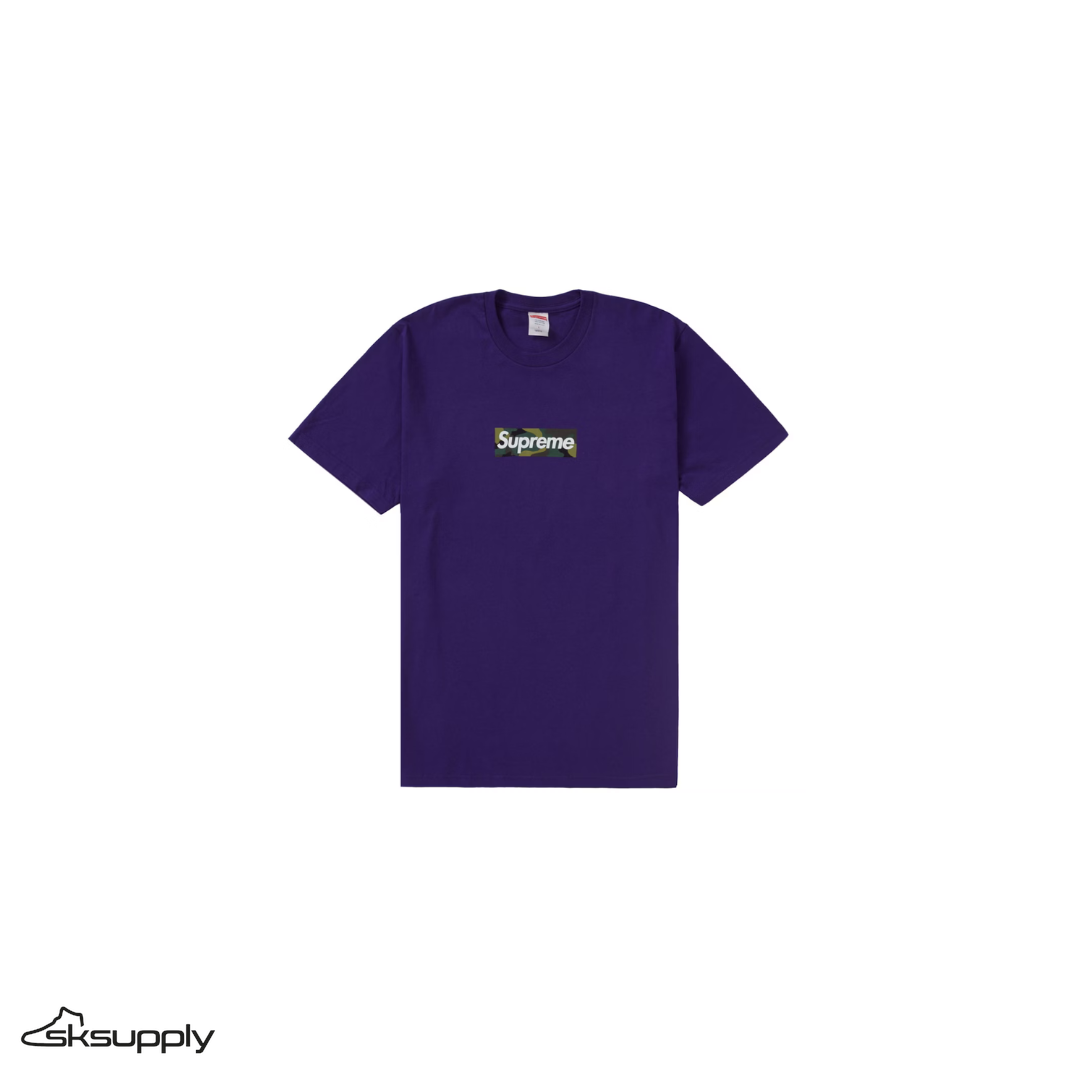 Supreme "Box Logo" Tee (FW23) (Purple)