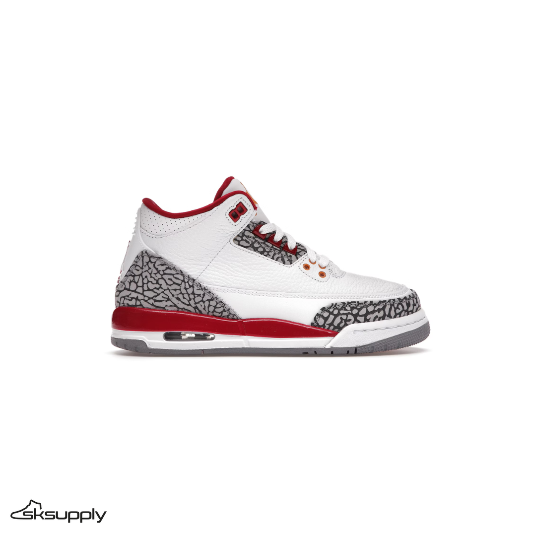 Air Jordan 3 Retro "Cardinal Red" (GS)
